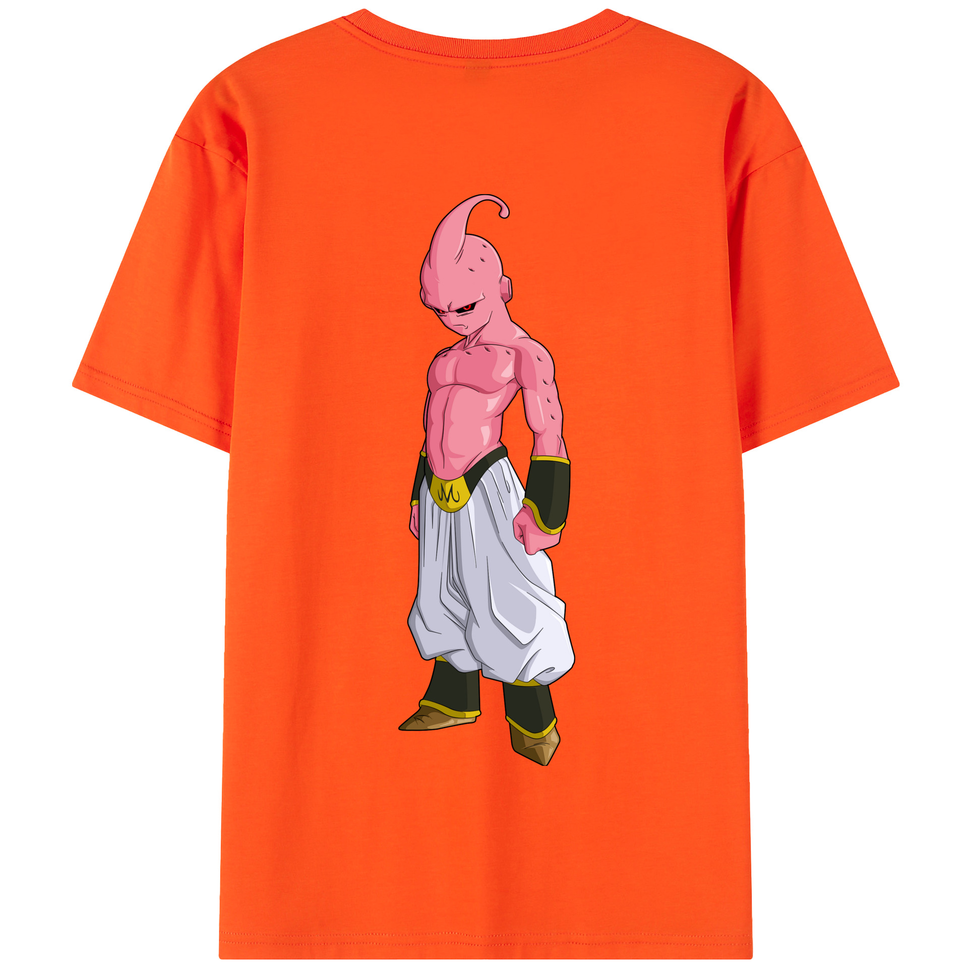 （画像用） ドラゴンボール 魔人ブウ DRAGON BALL Majin Buu 綿100％半袖Tシャツ（背面プリント）