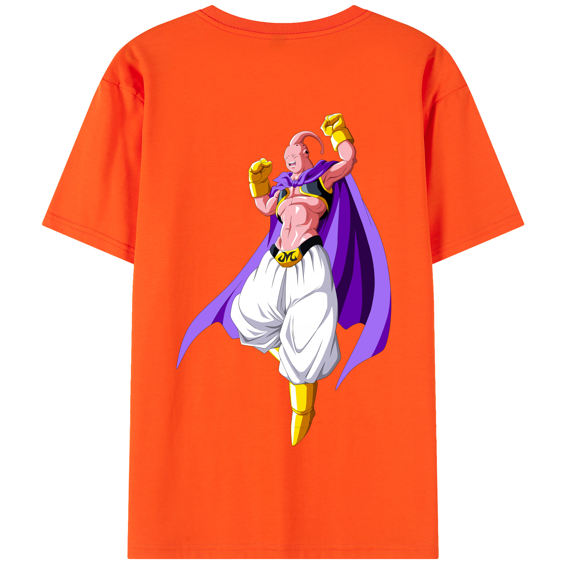 （画像用） ドラゴンボール 魔人ブウ DRAGON BALL Majin Buu 綿100％半袖Tシャツ（背面プリント）
