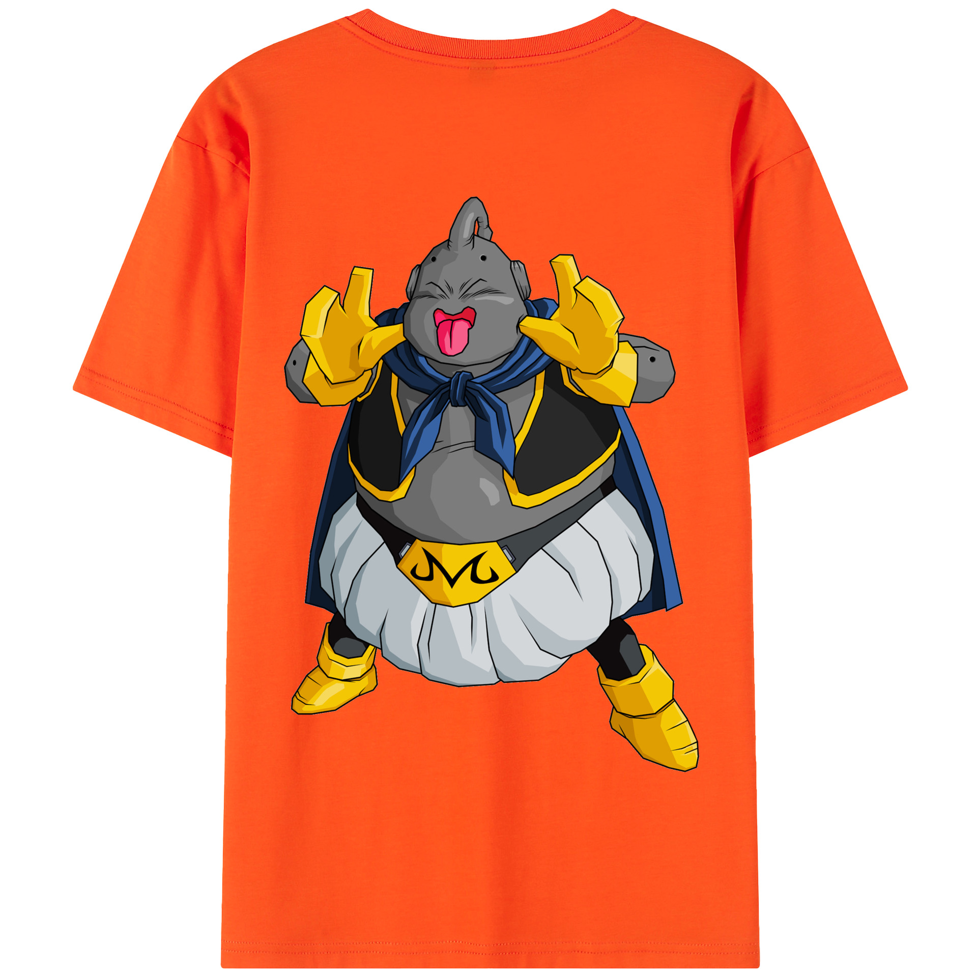 （画像用） ドラゴンボール 魔人ブウ DRAGON BALL Majin Buu 綿100％半袖Tシャツ（背面プリント）
