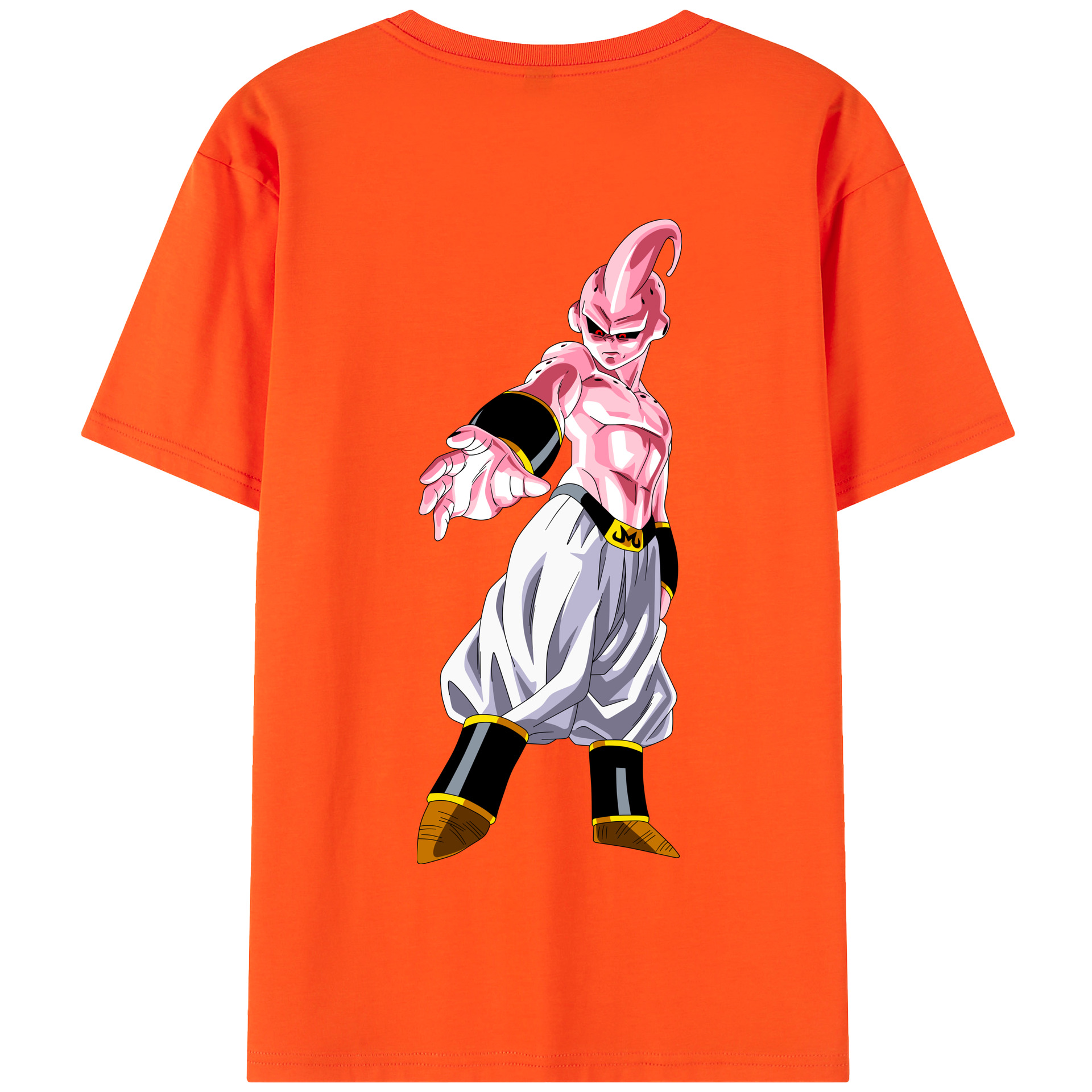 （画像用） ドラゴンボール 魔人ブウ DRAGON BALL Majin Buu 綿100％半袖Tシャツ（背面プリント）