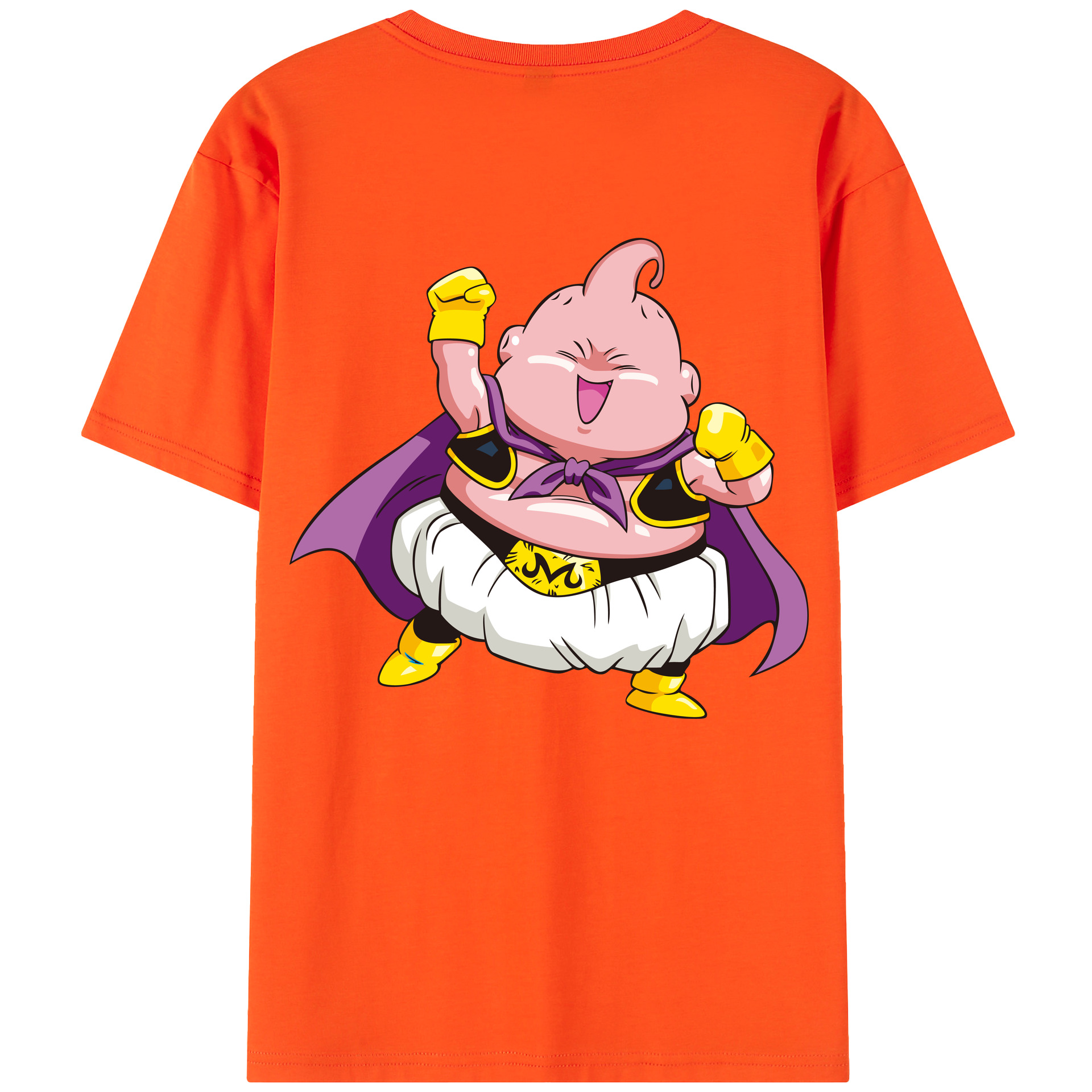 （画像用） ドラゴンボール 魔人ブウ DRAGON BALL Majin Buu 綿100％半袖Tシャツ（背面プリント）