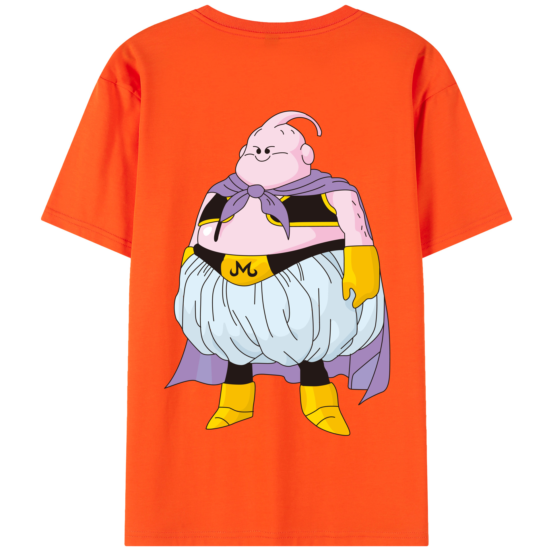 （画像用） ドラゴンボール 魔人ブウ DRAGON BALL Majin Buu 綿100％半袖Tシャツ（背面プリント）
