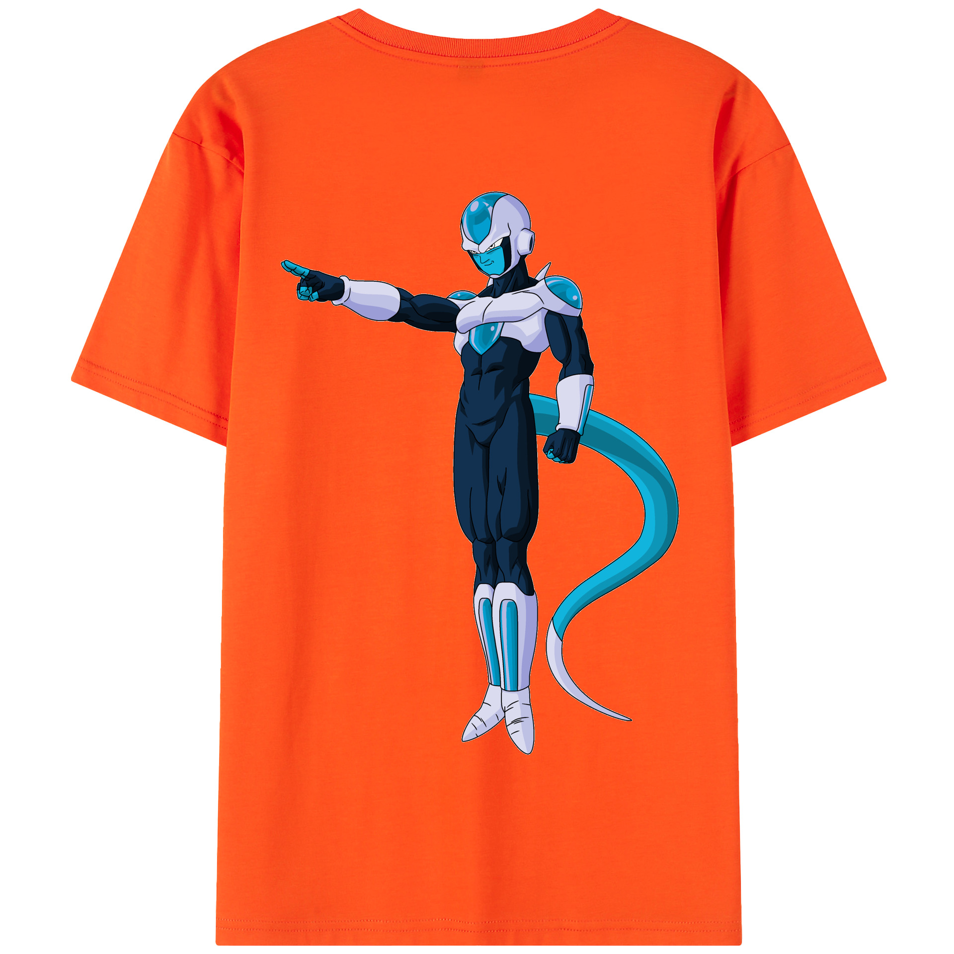 （画像用） ドラゴンボール フリーザ DRAGON BALL Frieza 綿100％半袖Tシャツ（背面プリント）