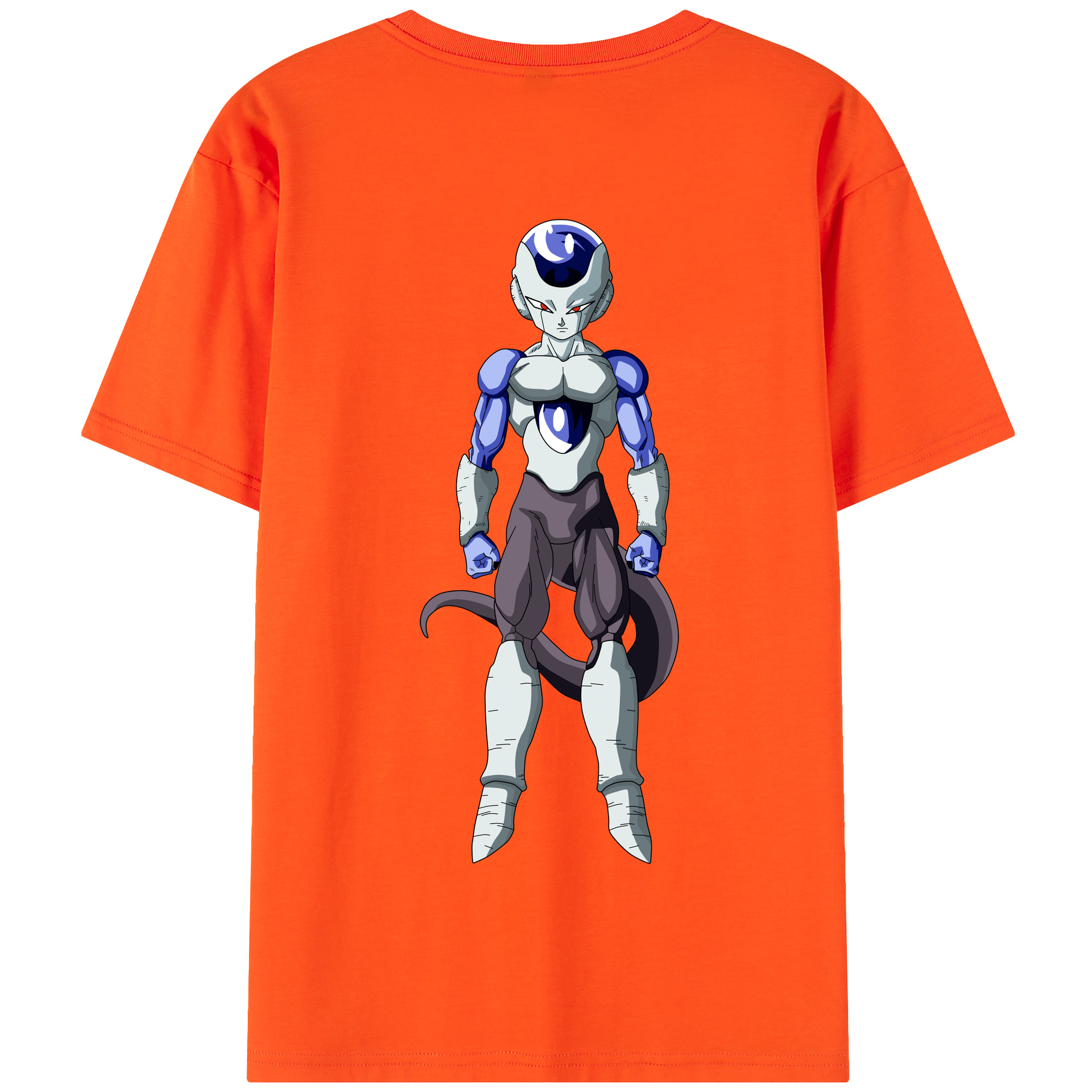 （画像用） ドラゴンボール フリーザ DRAGON BALL Frieza 綿100％半袖Tシャツ（背面プリント）