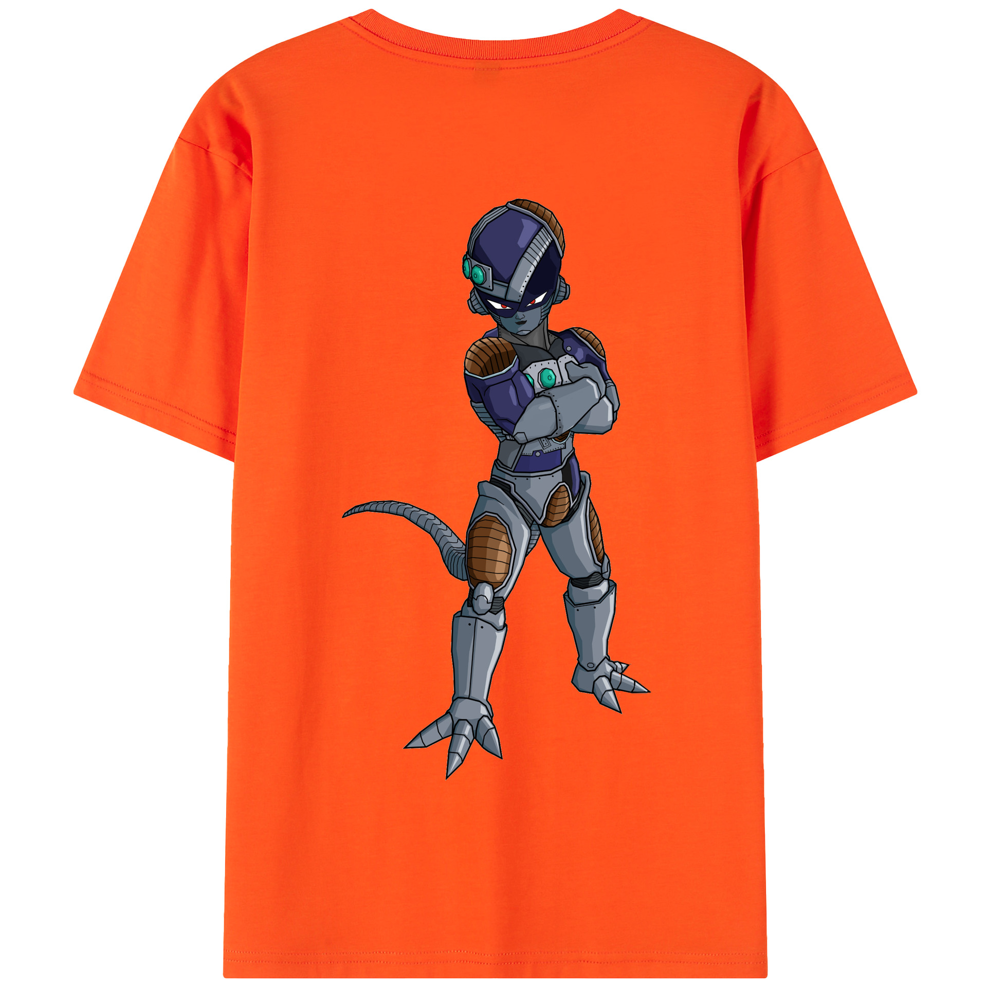 （画像用） ドラゴンボール フリーザ DRAGON BALL Frieza 綿100％半袖Tシャツ（背面プリント）