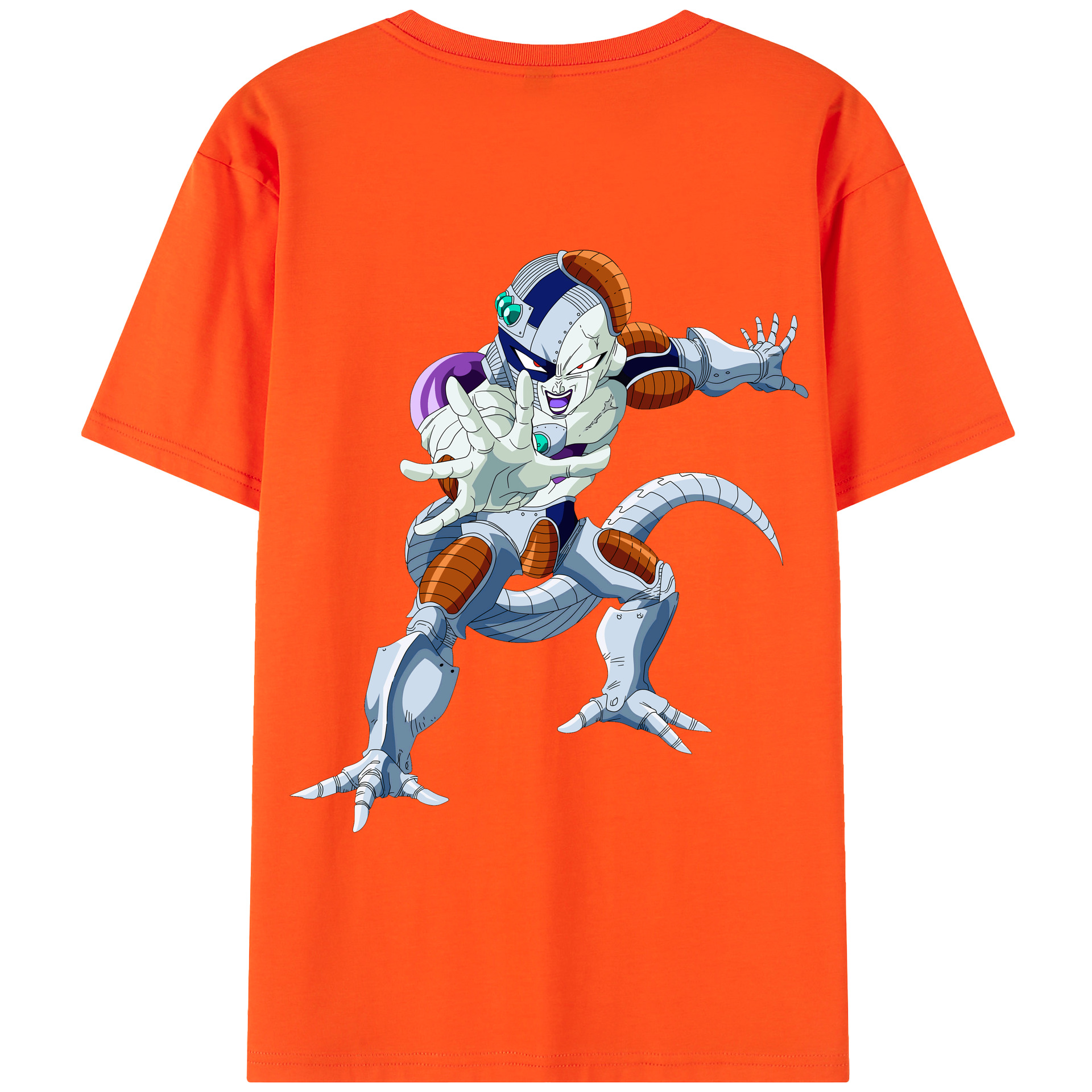 （画像用） ドラゴンボール フリーザ DRAGON BALL Frieza 綿100％半袖Tシャツ（背面プリント）