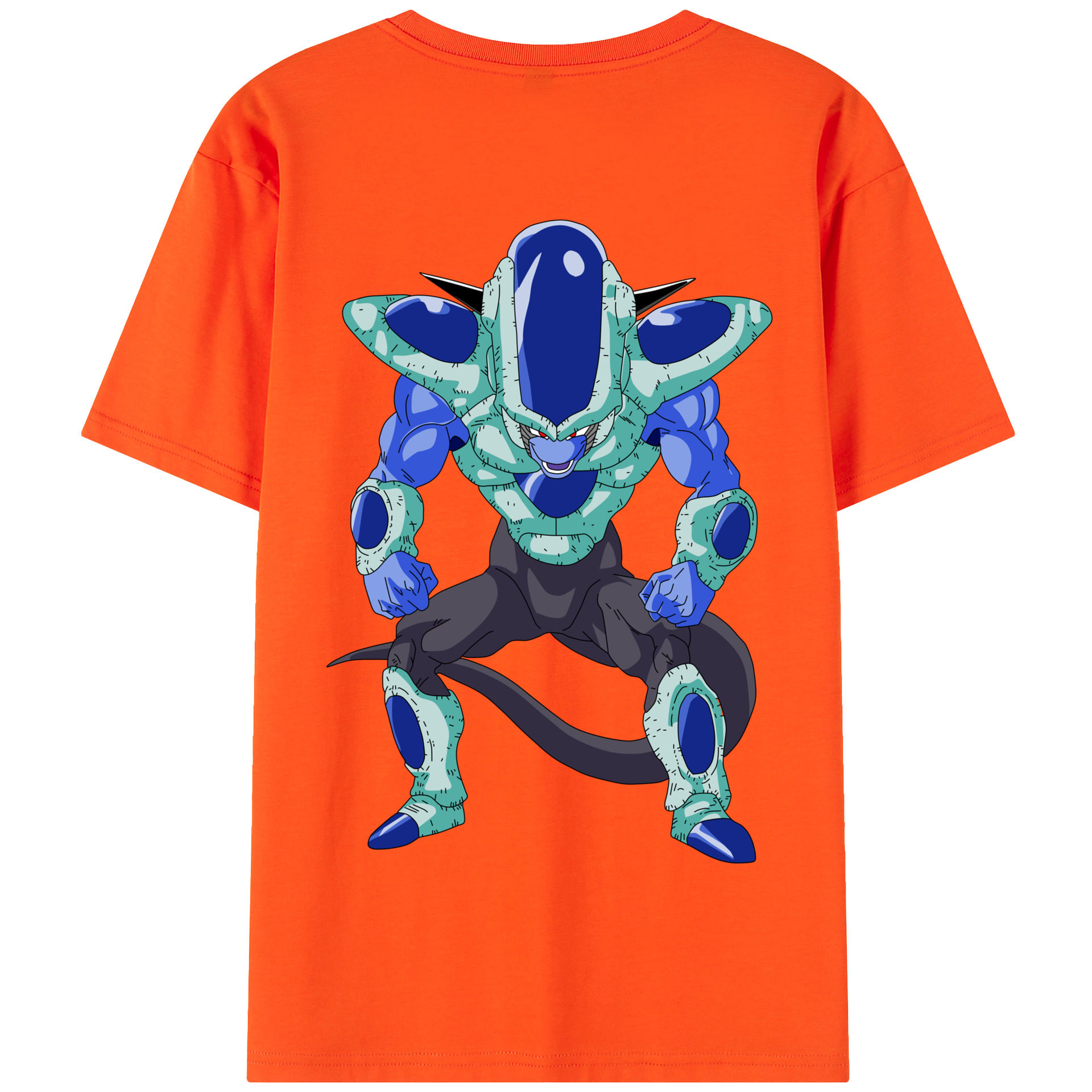 （画像用） ドラゴンボール フリーザ DRAGON BALL Frieza 綿100％半袖Tシャツ（背面プリント）