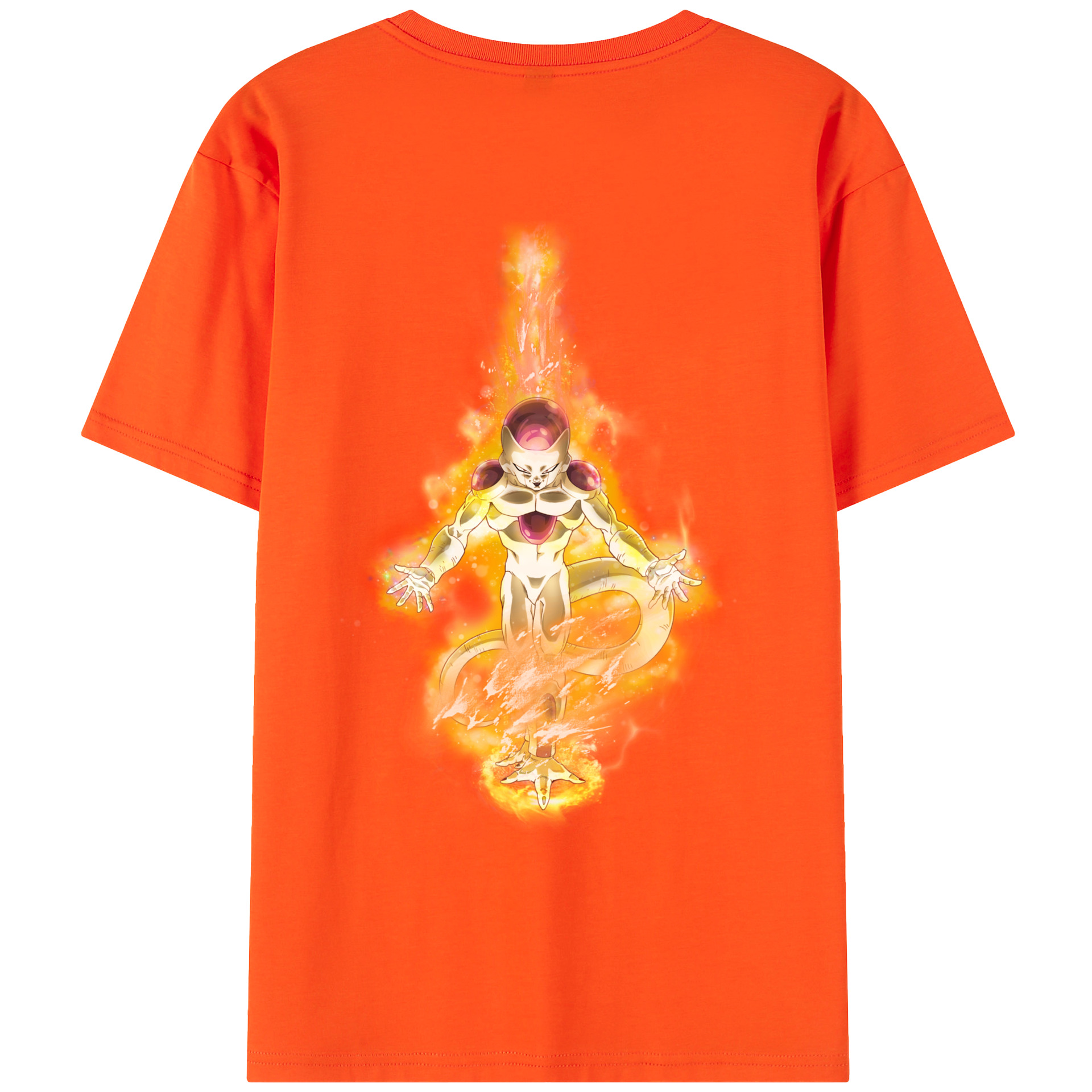 （画像用） ドラゴンボール フリーザ DRAGON BALL Frieza 綿100％半袖Tシャツ（背面プリント）