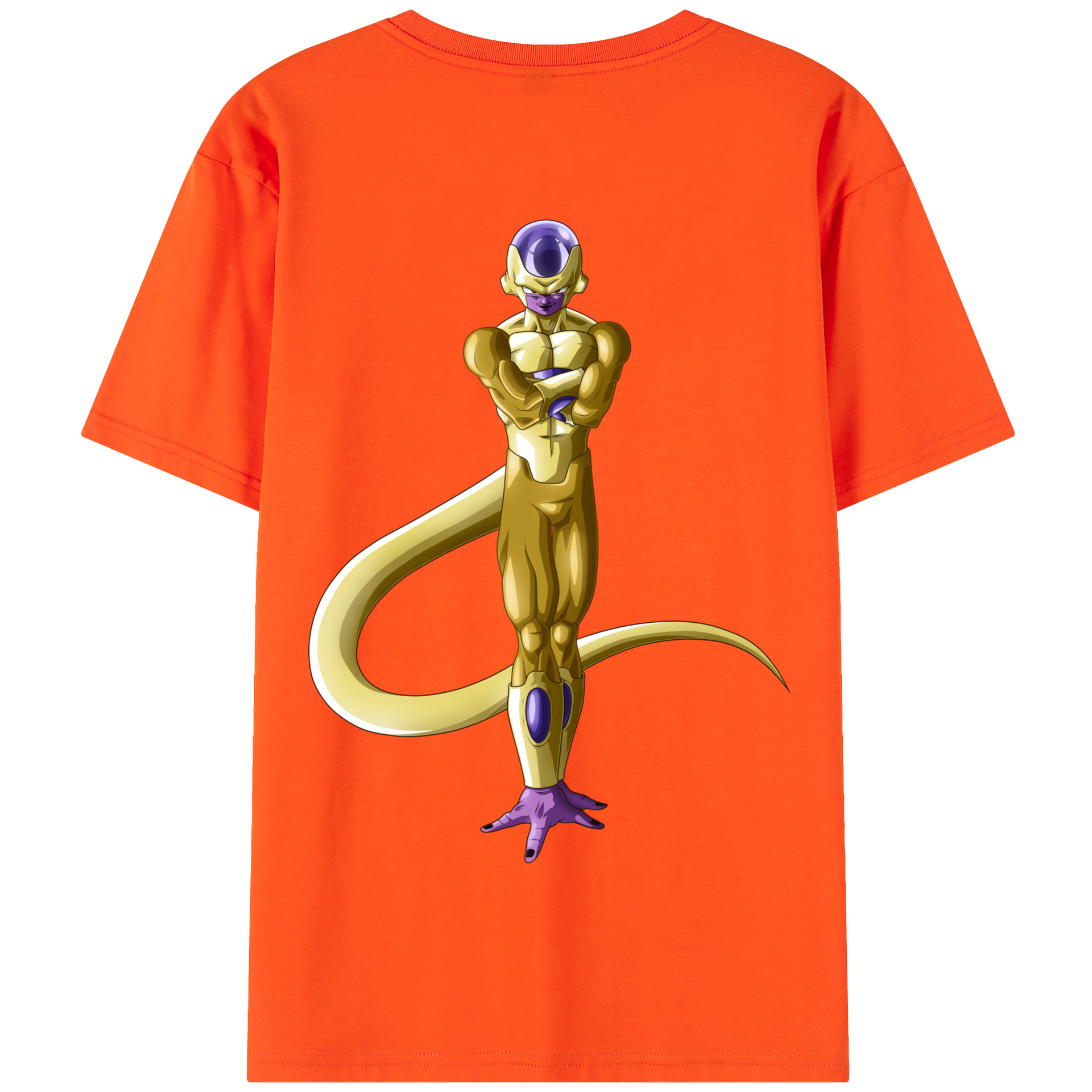 （画像用） ドラゴンボール フリーザ DRAGON BALL Frieza 綿100％半袖Tシャツ（背面プリント）