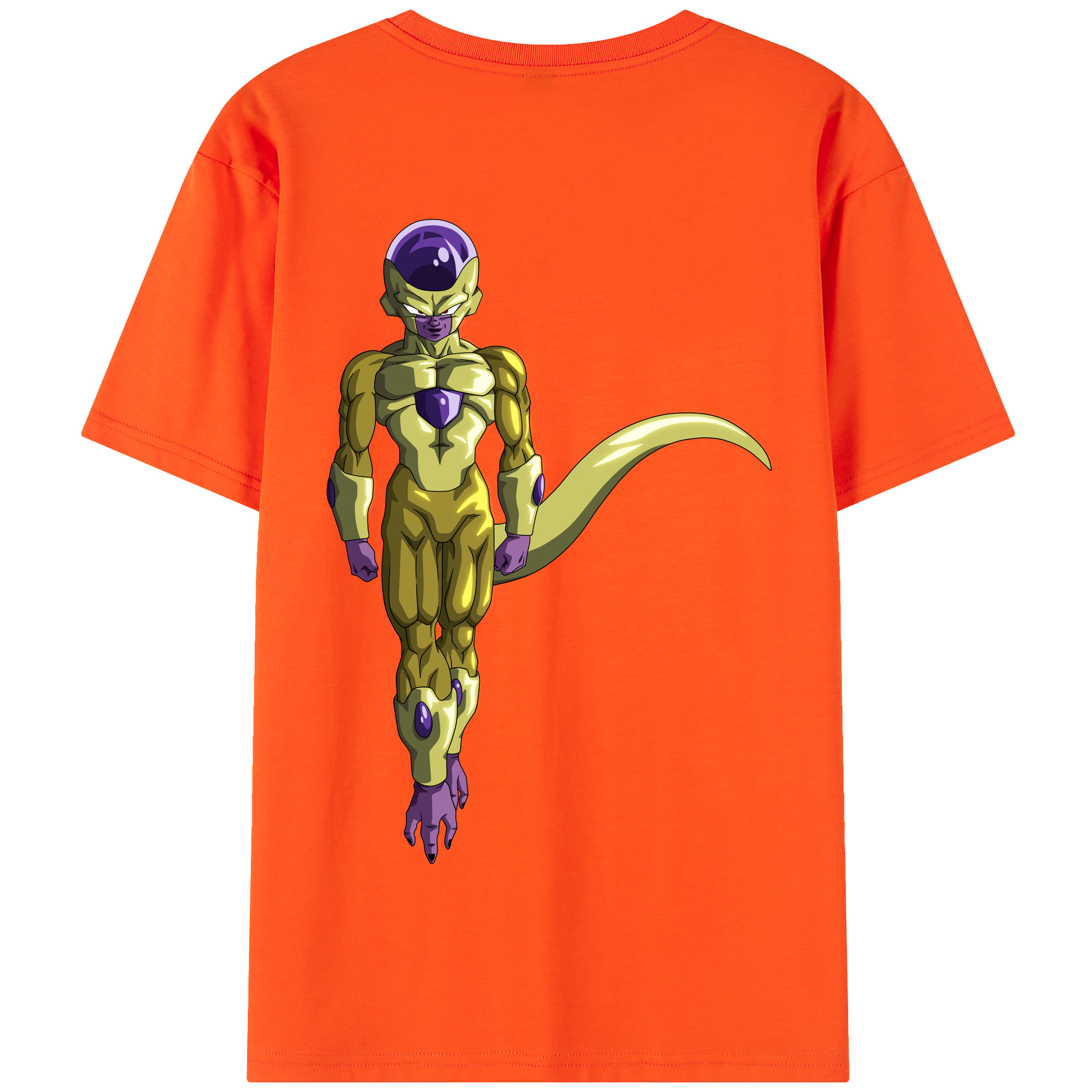 （画像用） ドラゴンボール フリーザ DRAGON BALL Frieza 綿100％半袖Tシャツ（背面プリント）