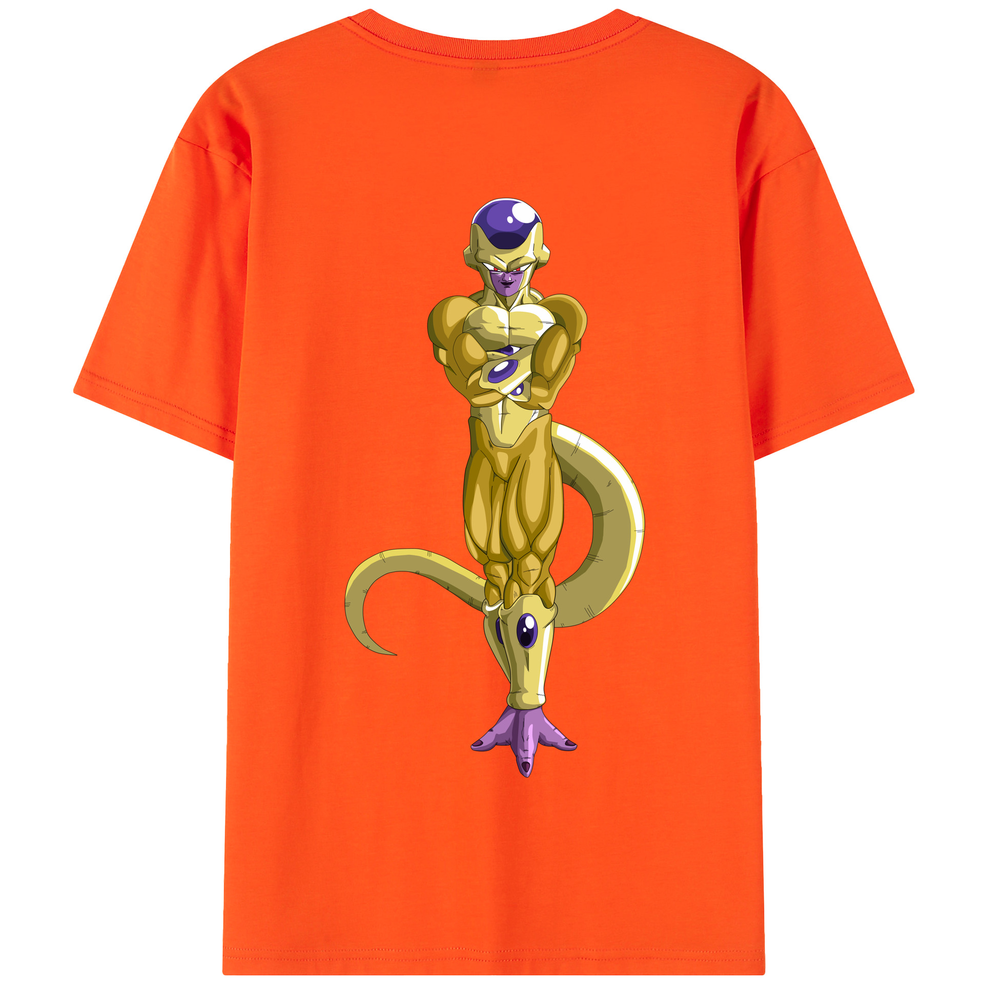（画像用） ドラゴンボール フリーザ DRAGON BALL Frieza 綿100％半袖Tシャツ（背面プリント）