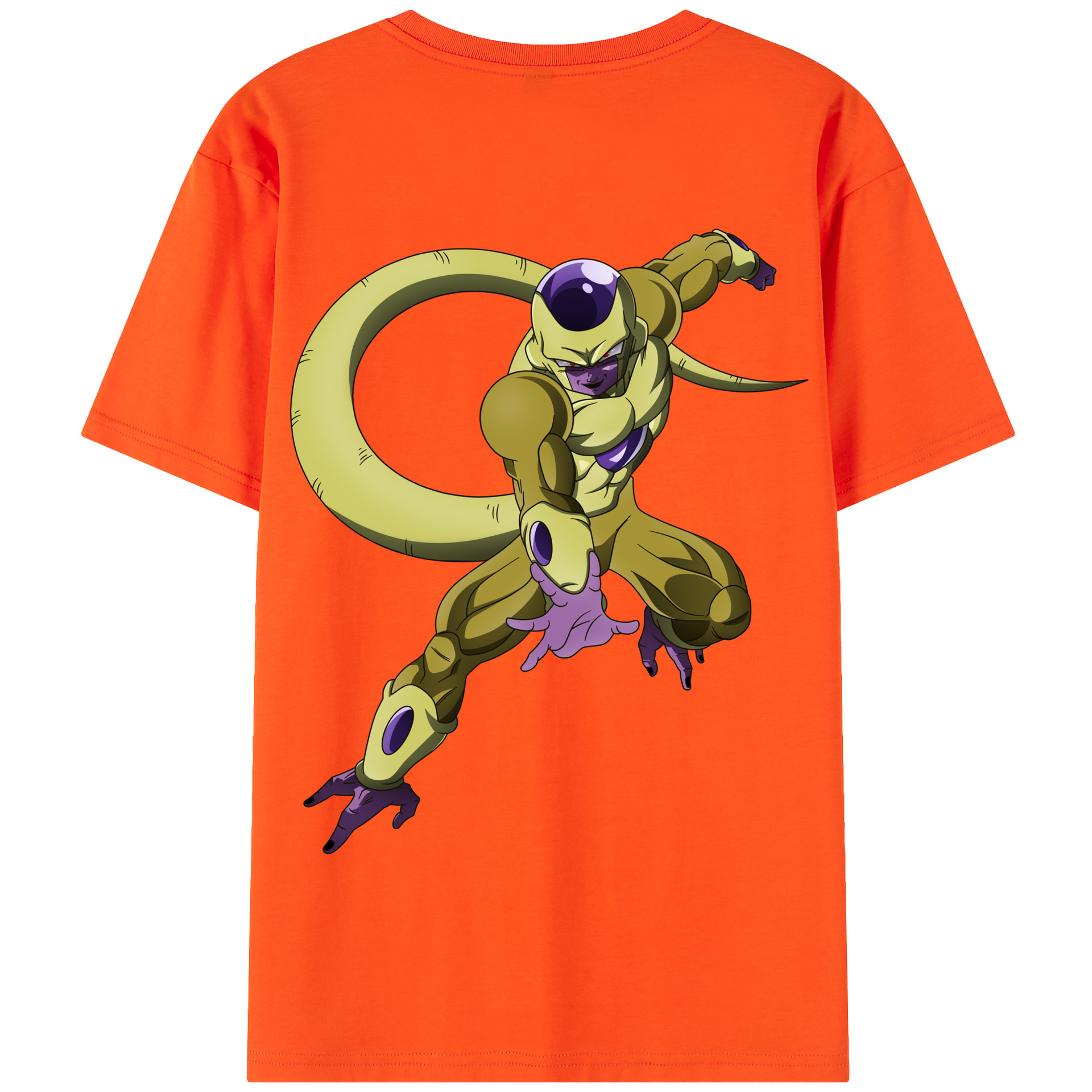 （画像用） ドラゴンボール フリーザ DRAGON BALL Frieza 綿100％半袖Tシャツ（背面プリント）