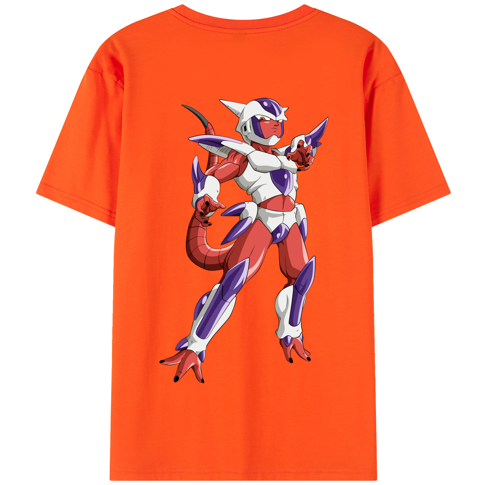 （画像用） ドラゴンボール フリーザ DRAGON BALL Frieza 綿100％半袖Tシャツ（背面プリント）