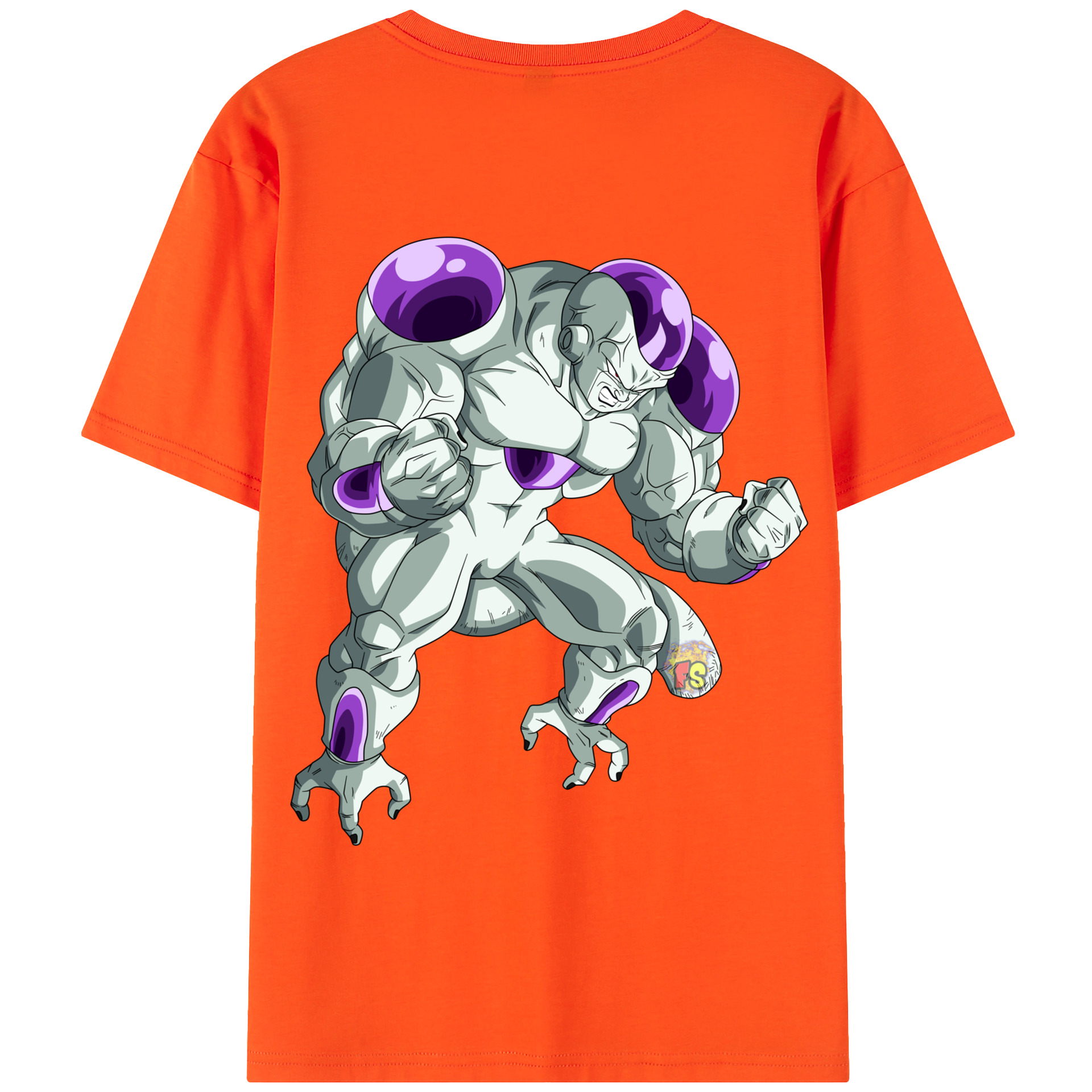 （画像用） ドラゴンボール フリーザ DRAGON BALL Frieza 綿100％半袖Tシャツ（背面プリント）