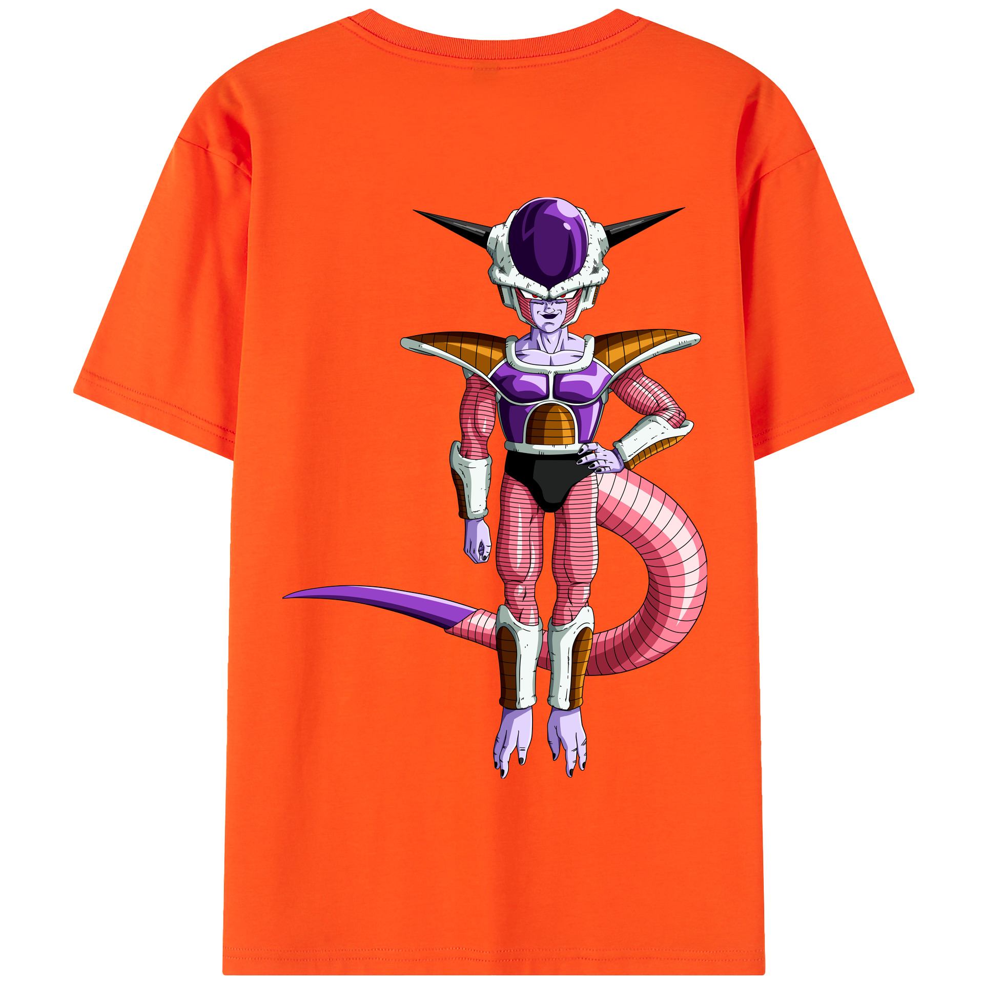 ドラゴンボール フリーザ DRAGON BALL Frieza 綿100％半袖Tシャツ（背面プリント）