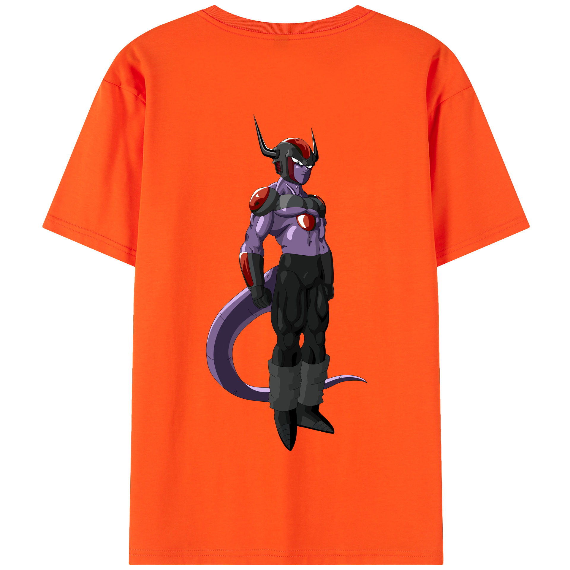 （画像用） ドラゴンボール フリーザ DRAGON BALL Frieza 綿100％半袖Tシャツ（背面プリント）