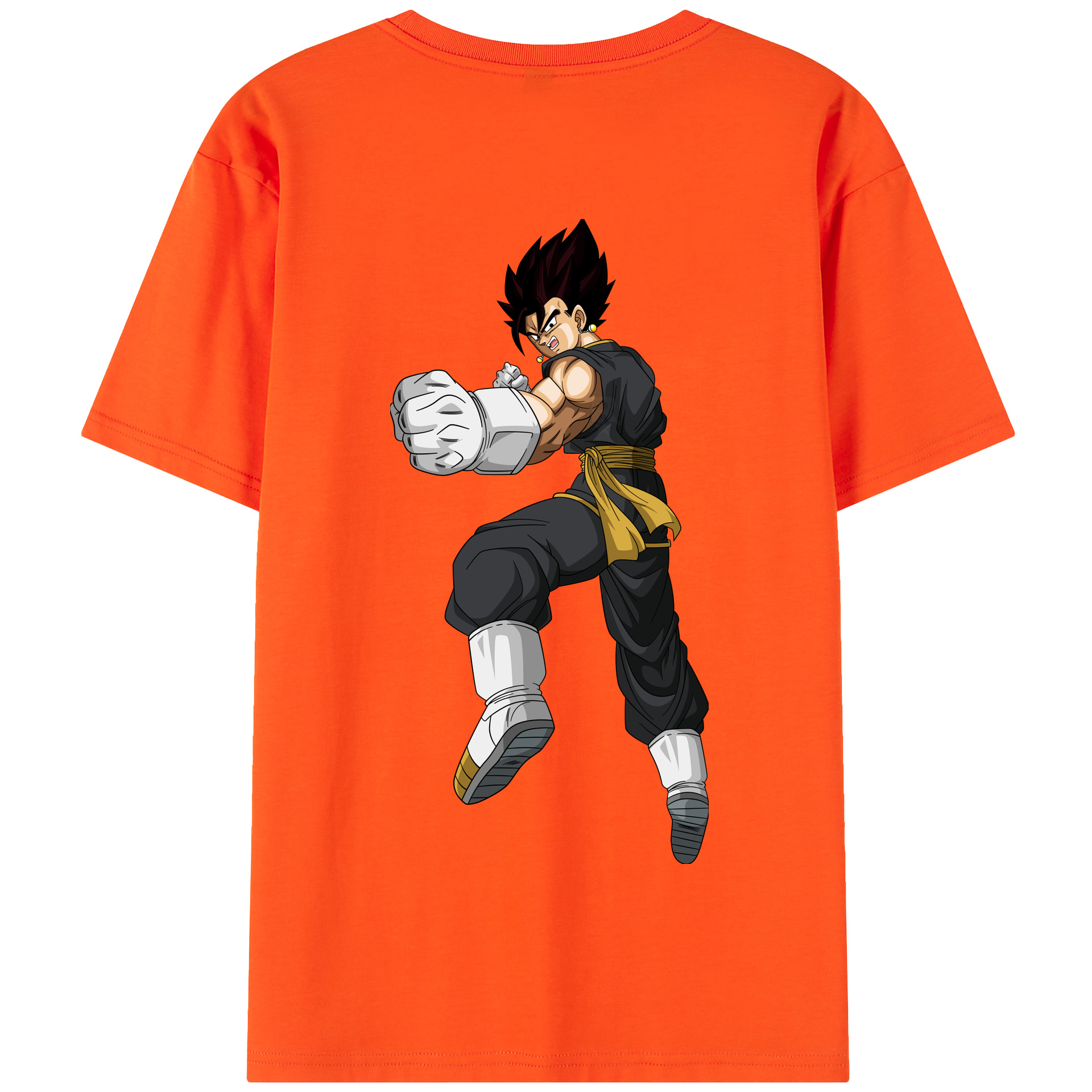 （画像用） ドラゴンボール ベジット DRAGON BALL Vegetto 綿100％半袖Tシャツ（背面プリント）