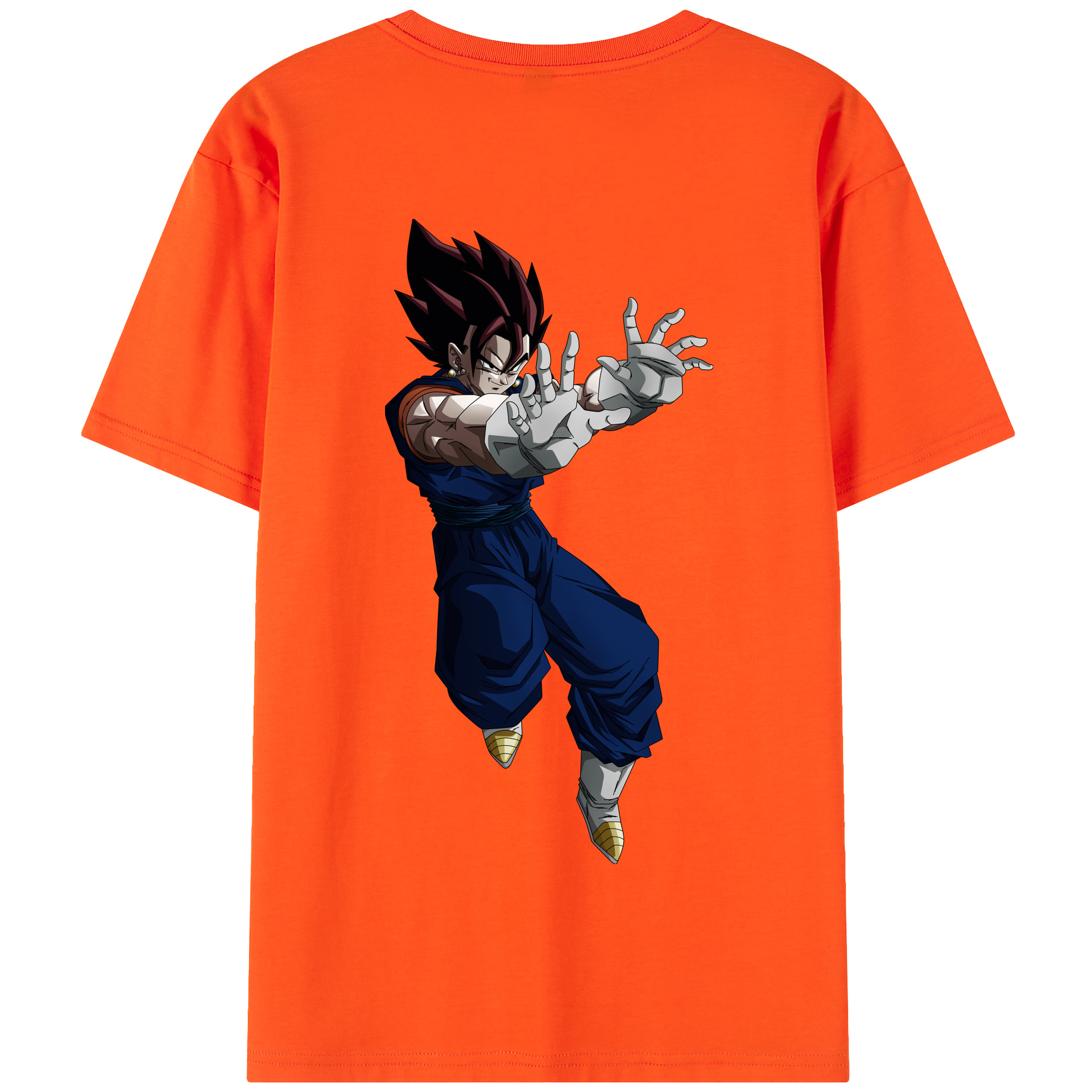 （画像用） ドラゴンボール ベジット DRAGON BALL Vegetto 綿100％半袖Tシャツ（背面プリント）