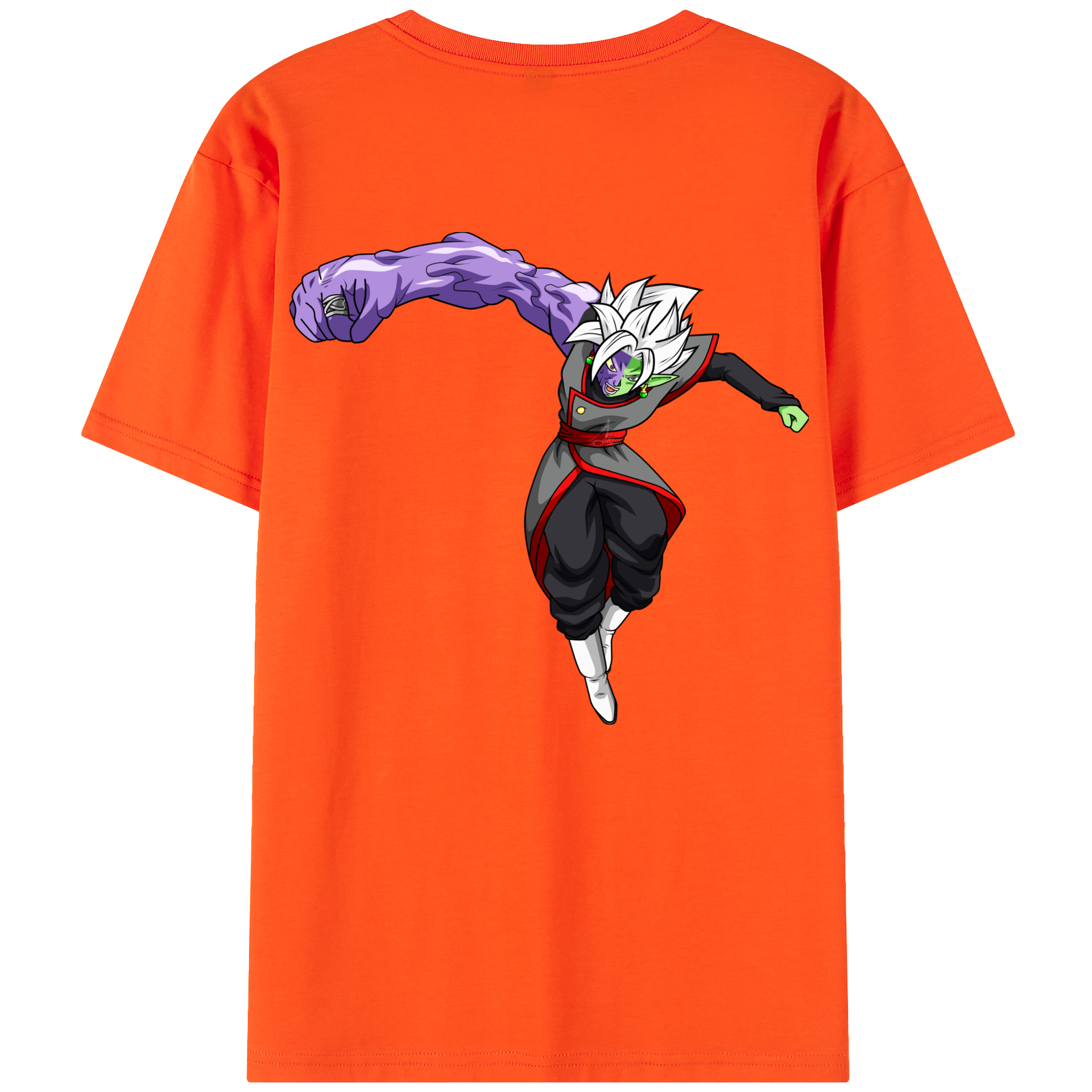 （画像用） ドラゴンボール ベジット DRAGON BALL Vegetto 綿100％半袖Tシャツ（背面プリント）