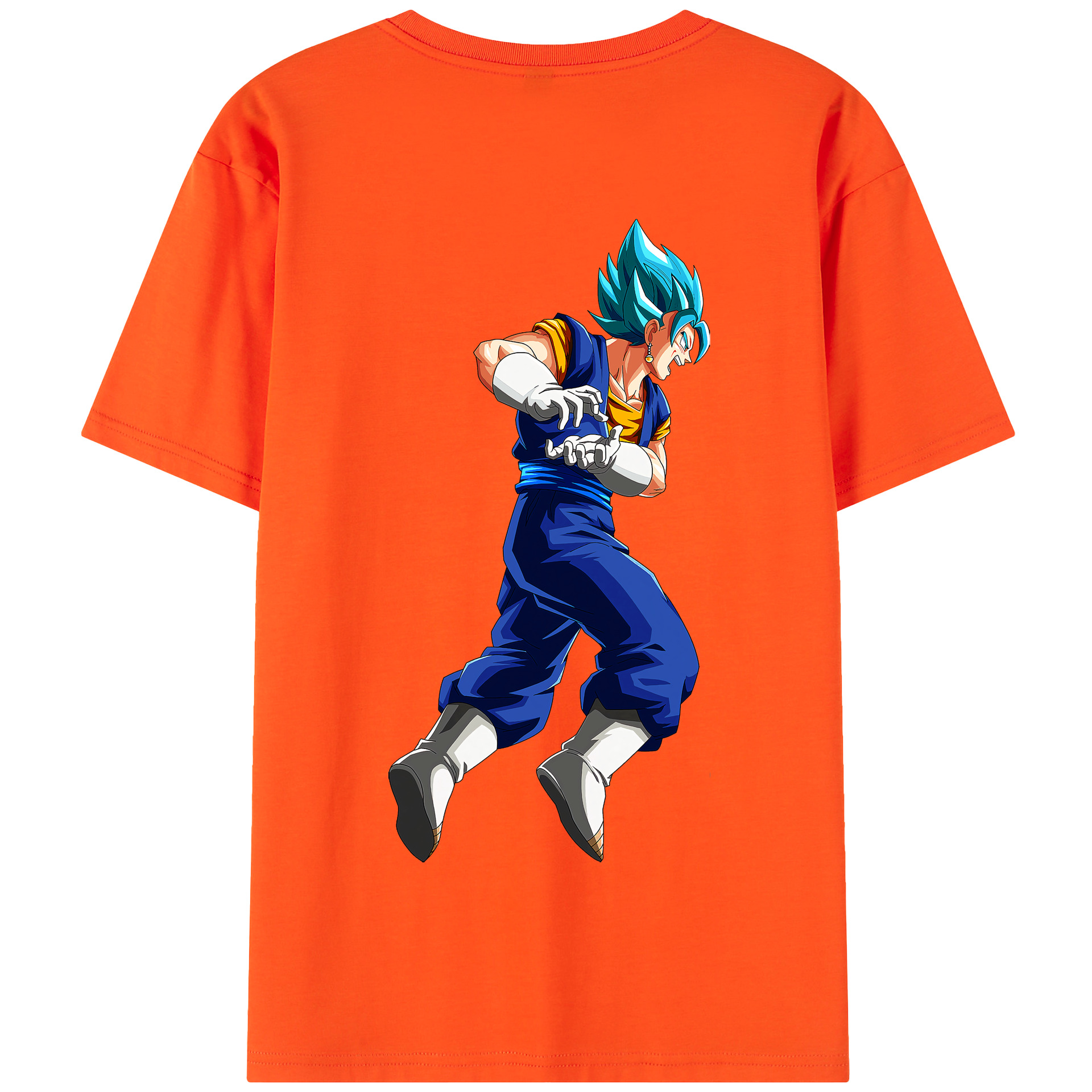 （画像用） ドラゴンボール ベジット DRAGON BALL Vegetto 綿100％半袖Tシャツ（背面プリント）