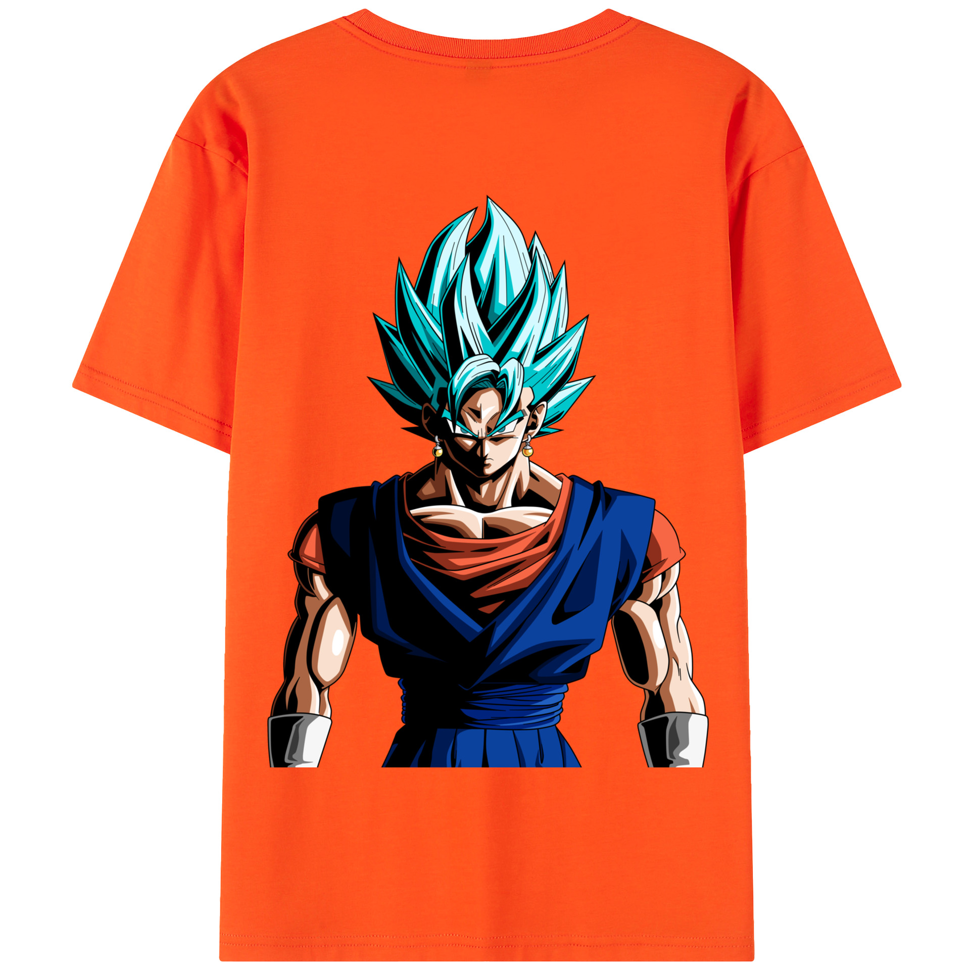 （画像用） ドラゴンボール ベジット DRAGON BALL Vegetto 綿100％半袖Tシャツ（背面プリント）