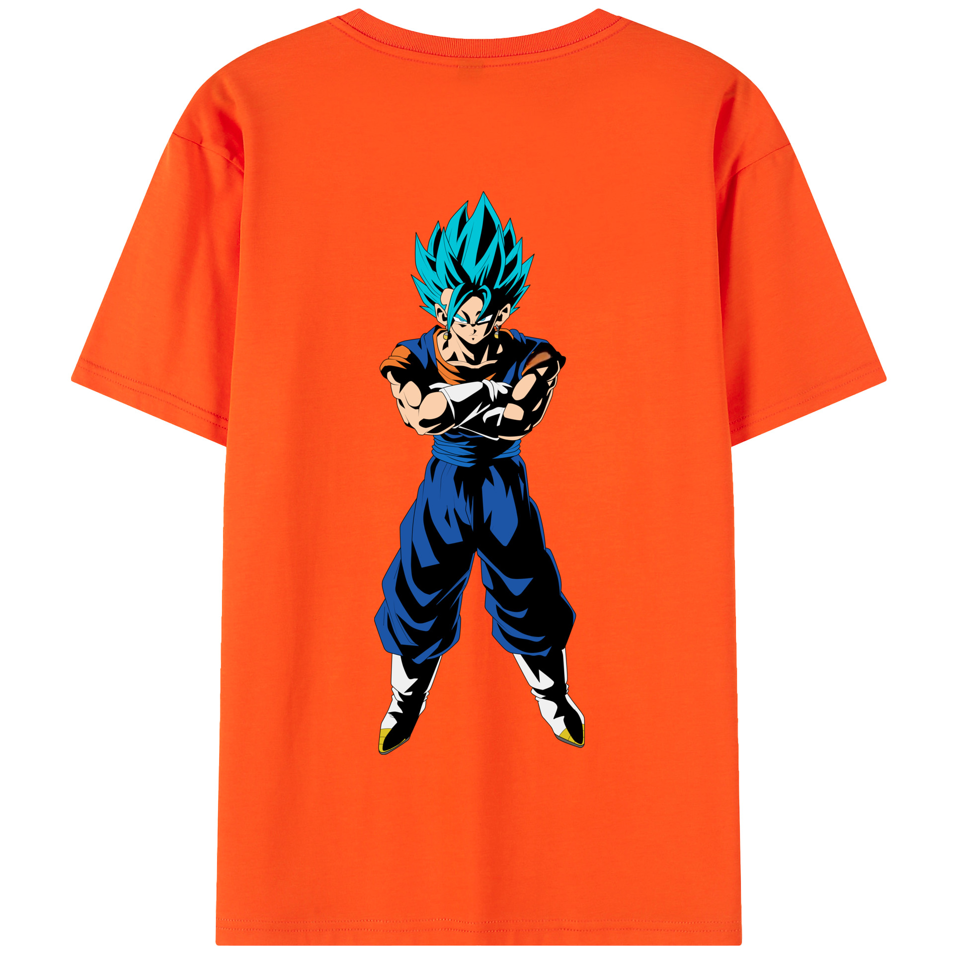 （画像用） ドラゴンボール ベジット DRAGON BALL Vegetto 綿100％半袖Tシャツ（背面プリント）