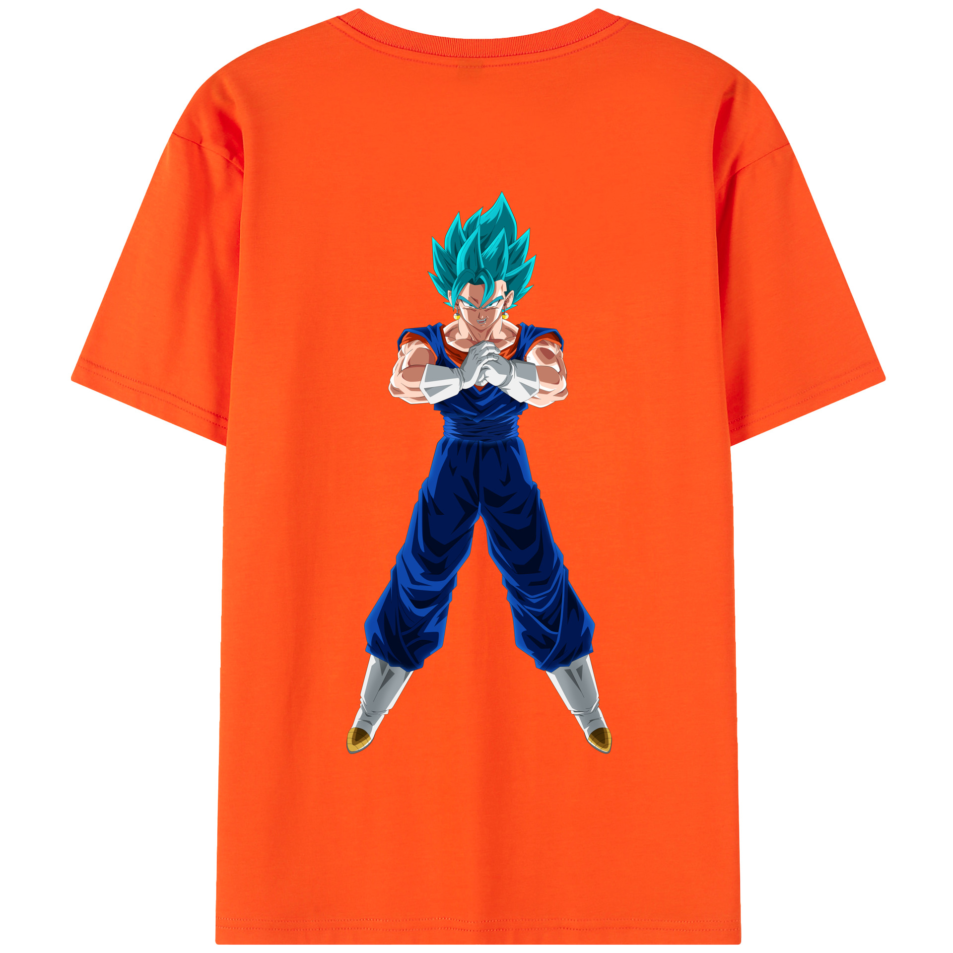 （画像用） ドラゴンボール ベジット DRAGON BALL Vegetto 綿100％半袖Tシャツ（背面プリント）
