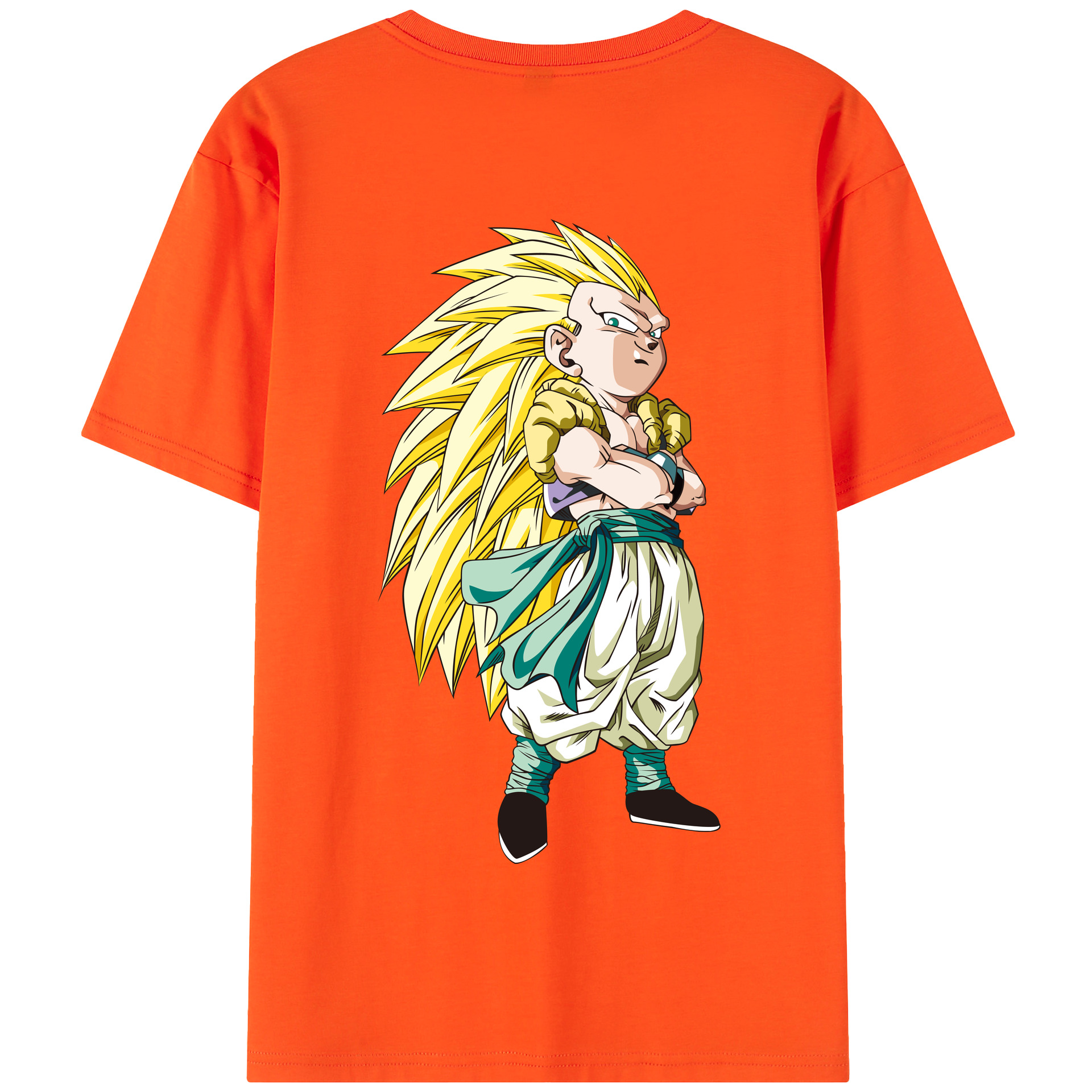 （画像用） ドラゴンボール ベジット DRAGON BALL Vegetto 綿100％半袖Tシャツ（背面プリント）