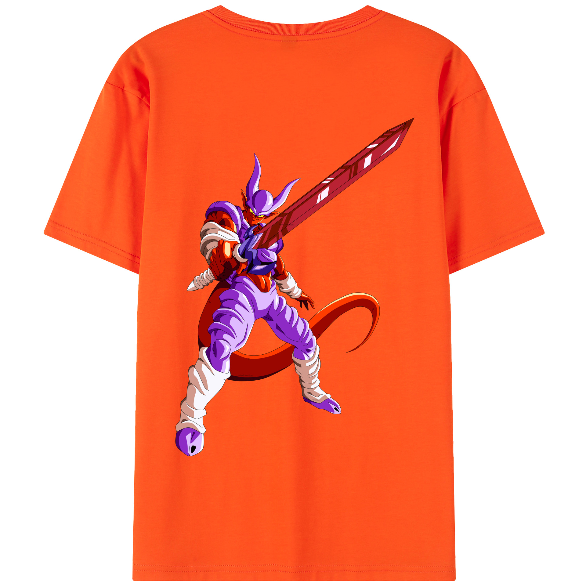 （画像用） ドラゴンボール ジャネンバ DRAGON BALL Janemba 綿100％半袖Tシャツ（背面プリント）