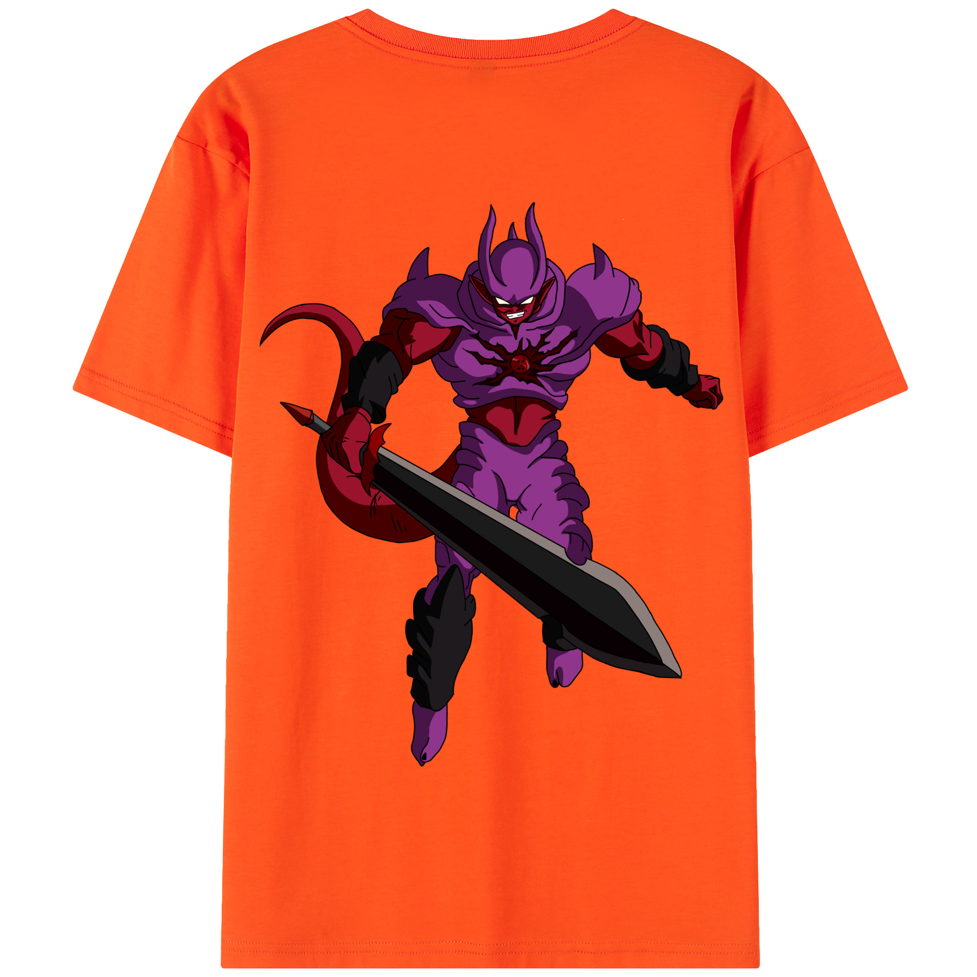 （画像用） ドラゴンボール ジャネンバ DRAGON BALL Janemba 綿100％半袖Tシャツ（背面プリント）