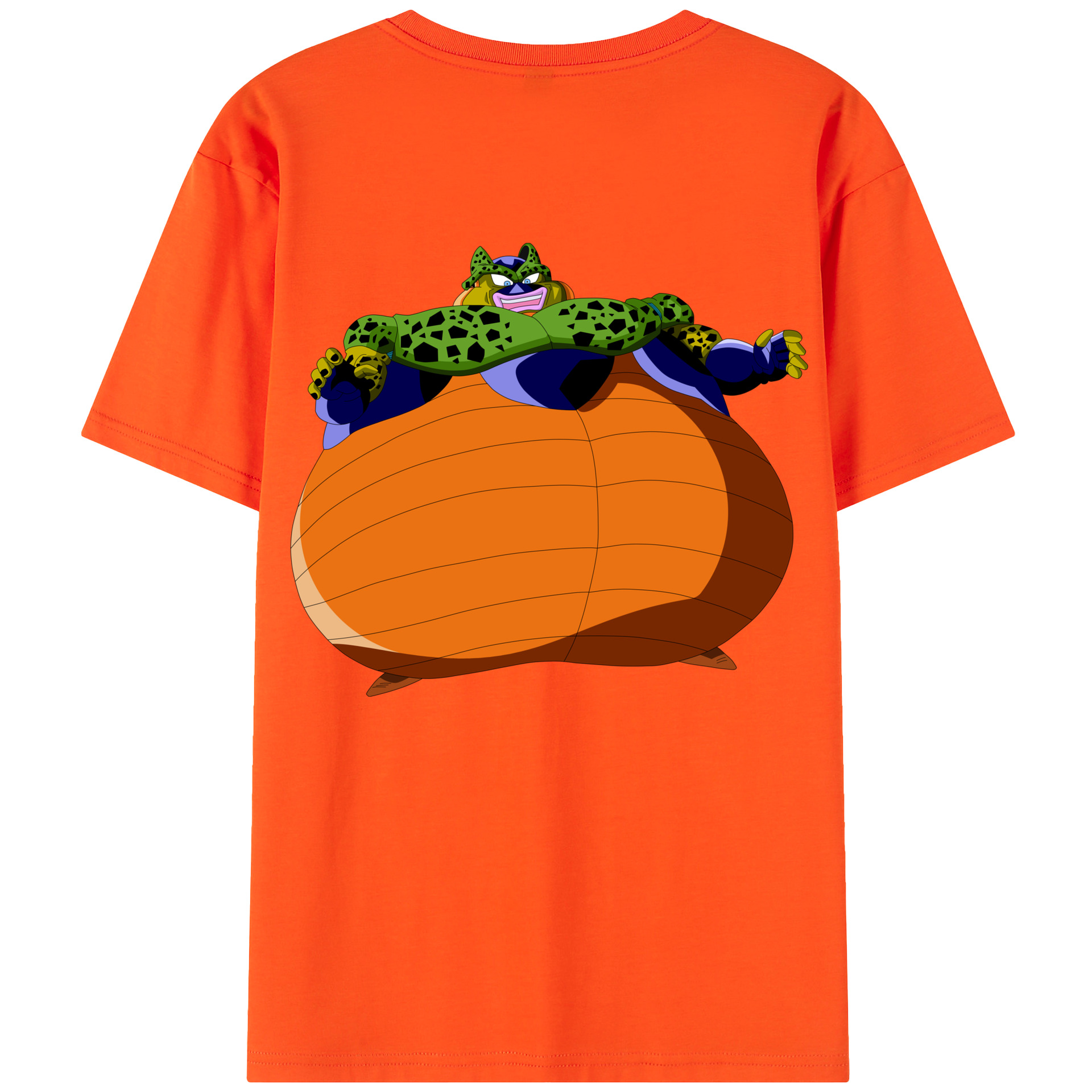 （画像用） ドラゴンボール セル DRAGON BALL Cell 綿100％半袖Tシャツ（背面プリント）