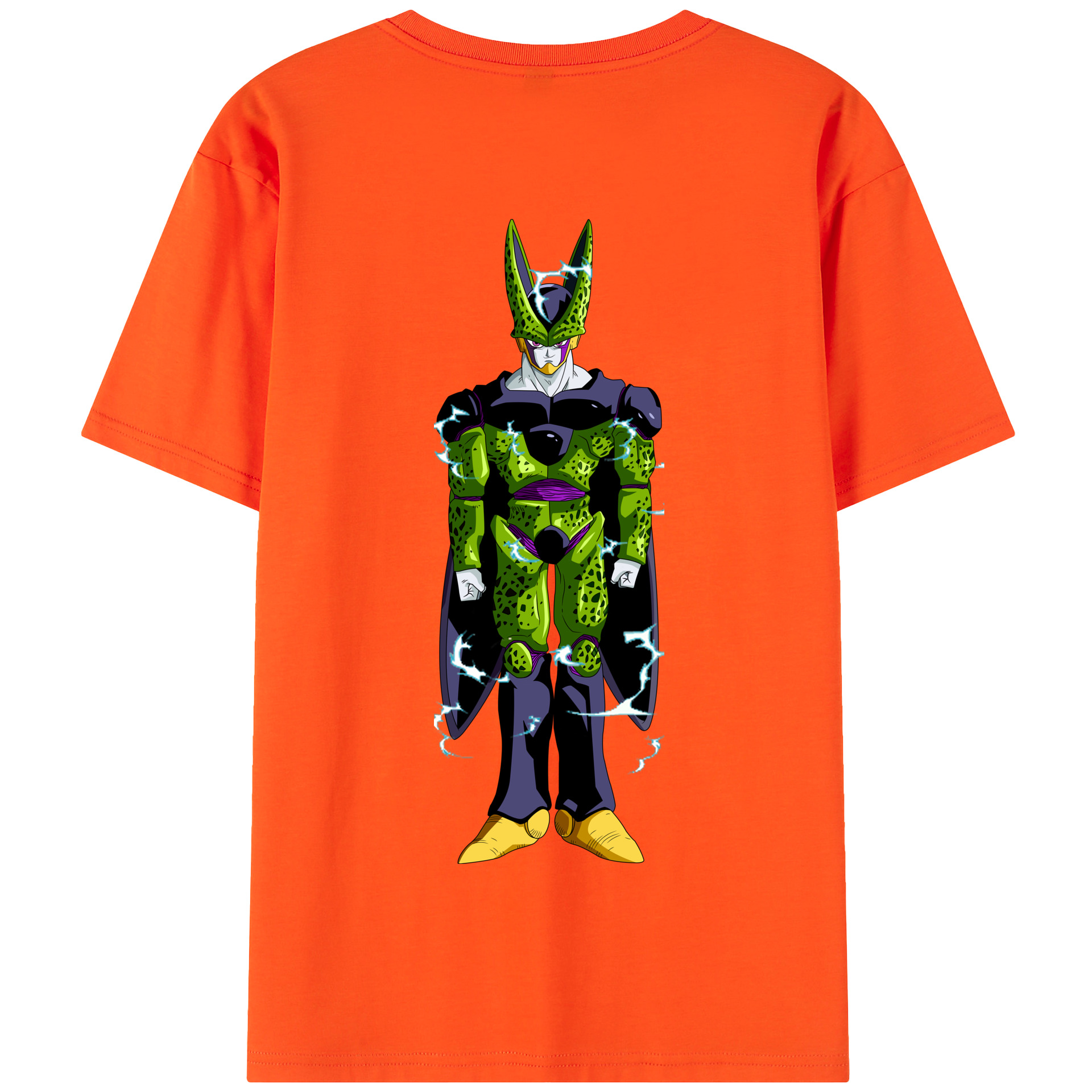 （画像用） ドラゴンボール セル DRAGON BALL Cell 綿100％半袖Tシャツ（背面プリント）