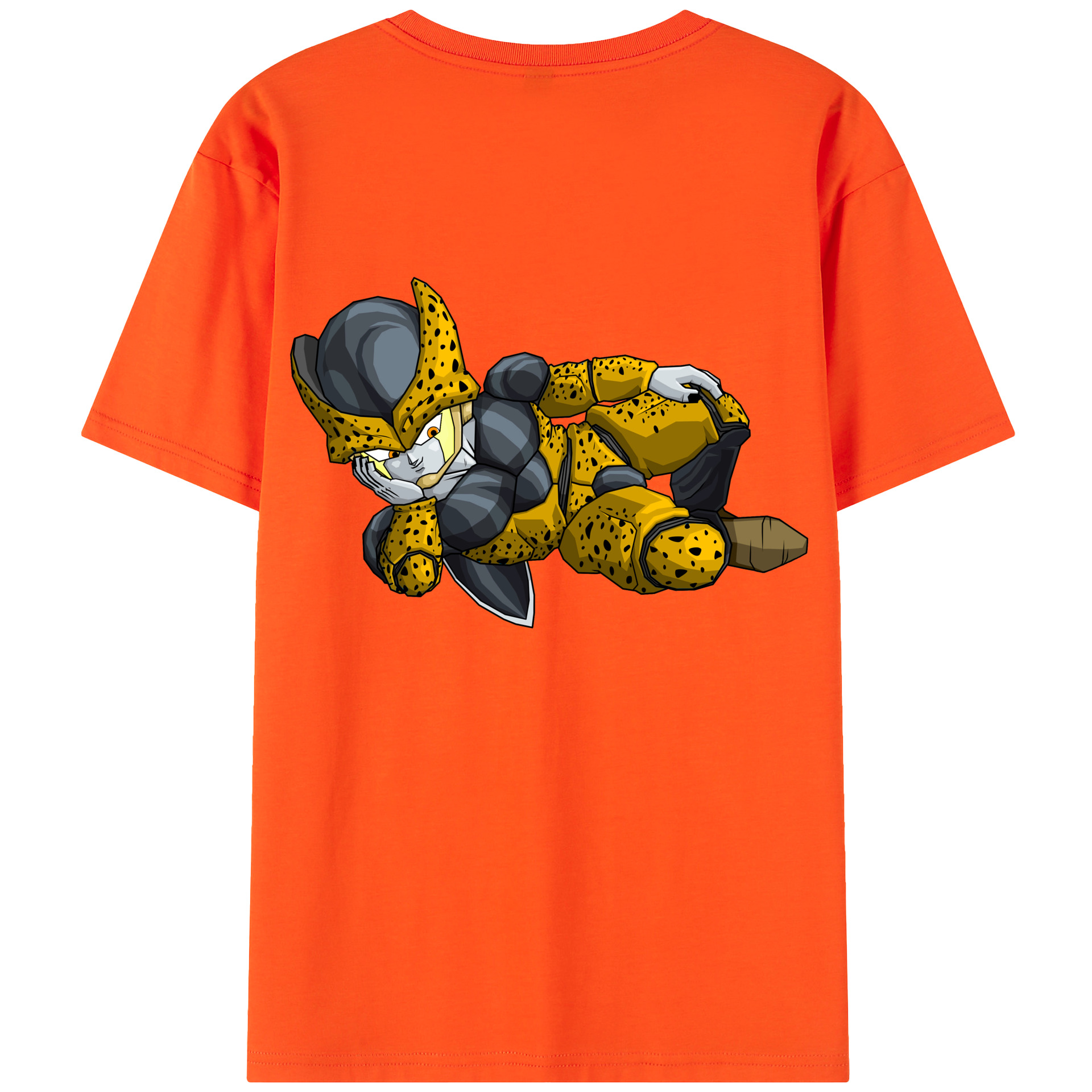 （画像用） ドラゴンボール セル DRAGON BALL Cell 綿100％半袖Tシャツ（背面プリント）