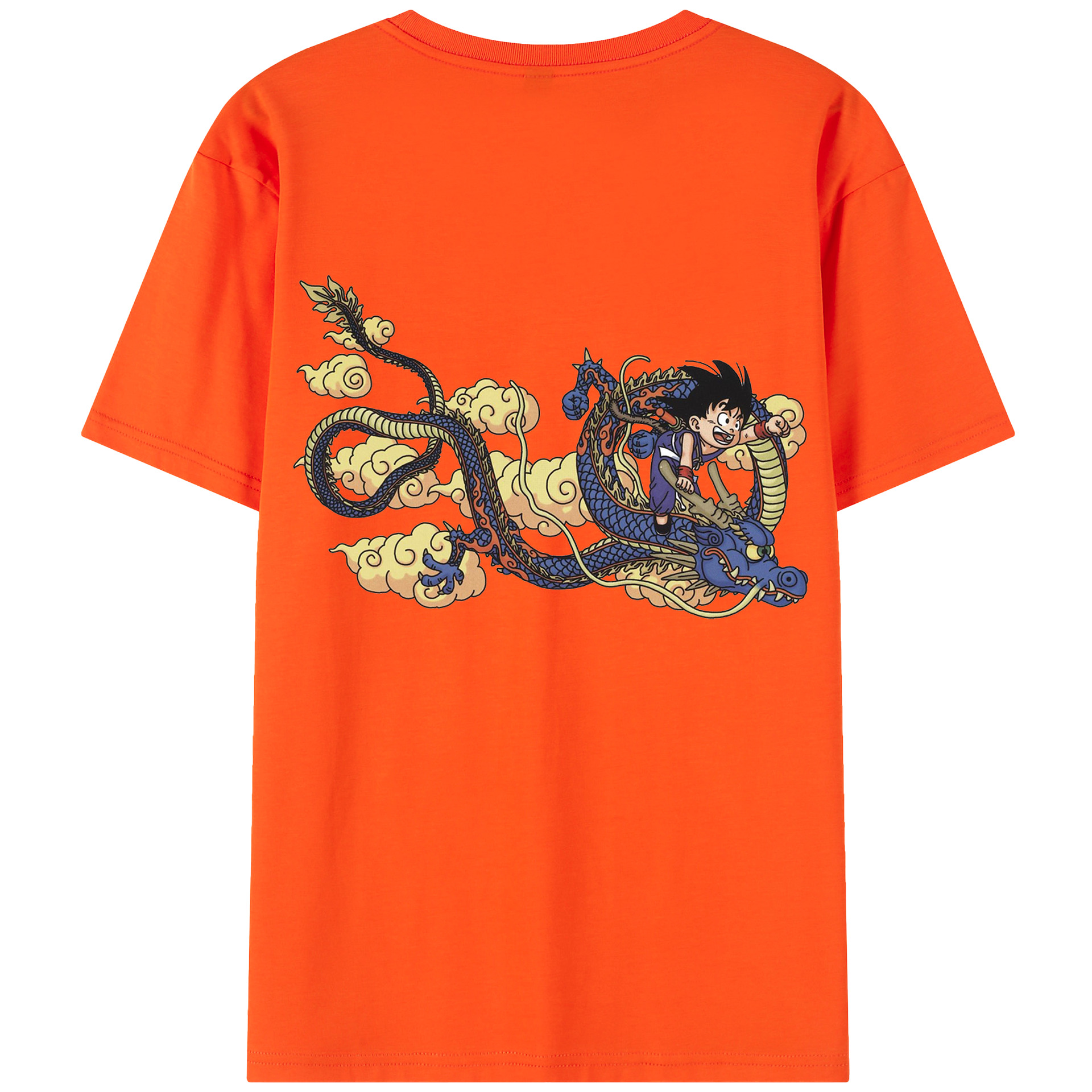 （画像用） ドラゴンボール 神龍 シェンロン DRAGON BALL Shenron 綿100％半袖Tシャツ（背面プリント）
