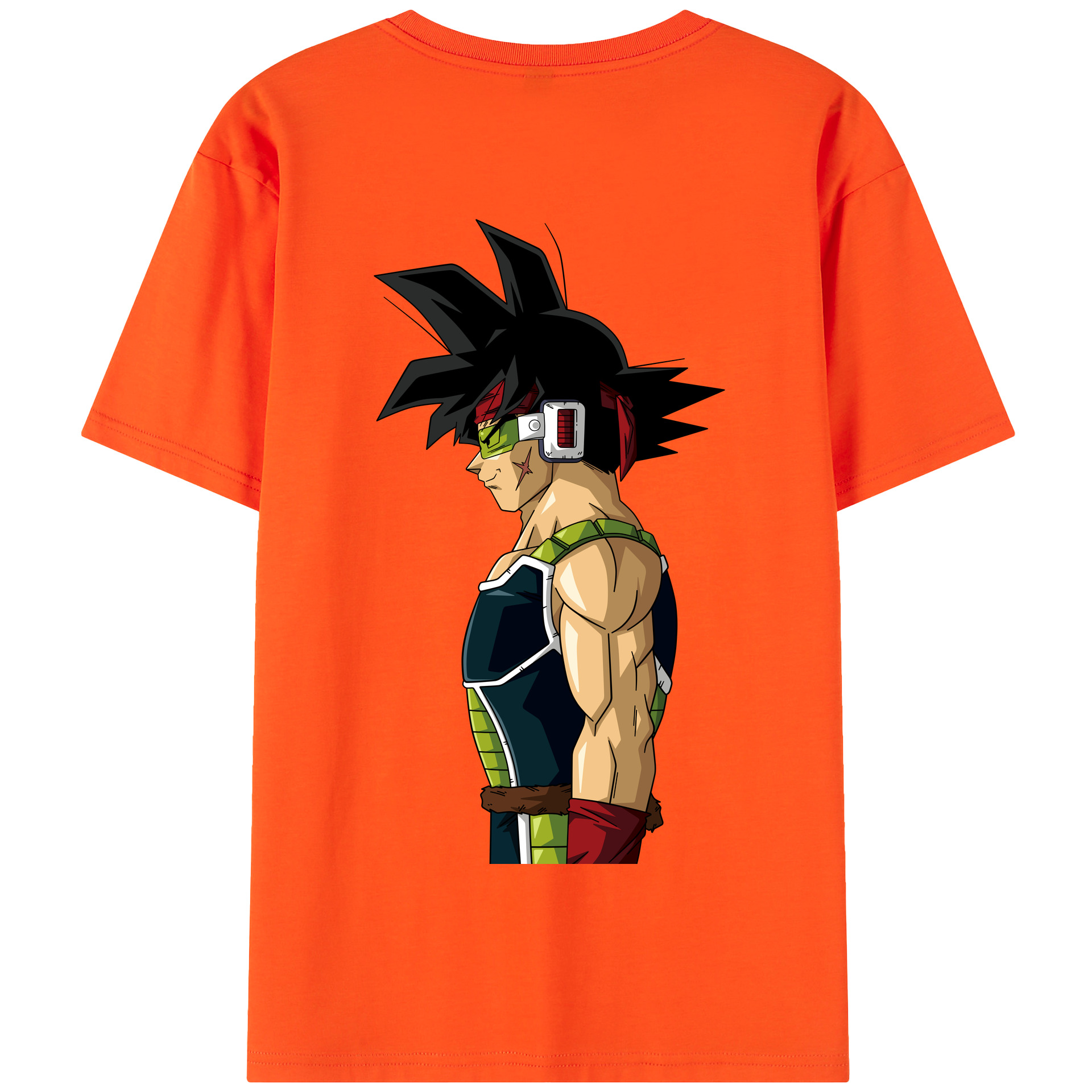 （画像用） ドラゴンボール バーダック DRAGON BALL Burdock 綿100％半袖Tシャツ（背面プリント）
