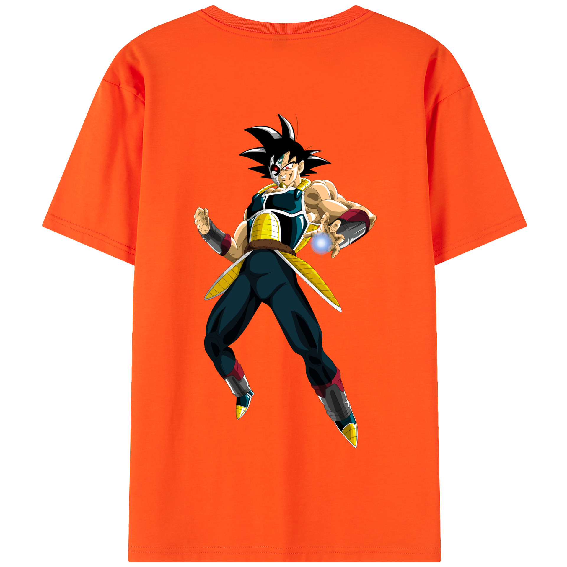 （画像用） ドラゴンボール バーダック DRAGON BALL Burdock 綿100％半袖Tシャツ（背面プリント）