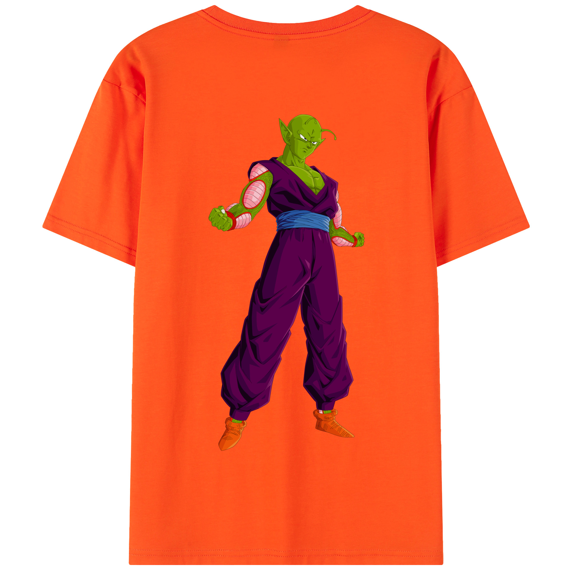 （画像用） ドラゴンボール ピッコロ DRAGON BALL Piccolo 綿100％半袖Tシャツ（背面プリント）