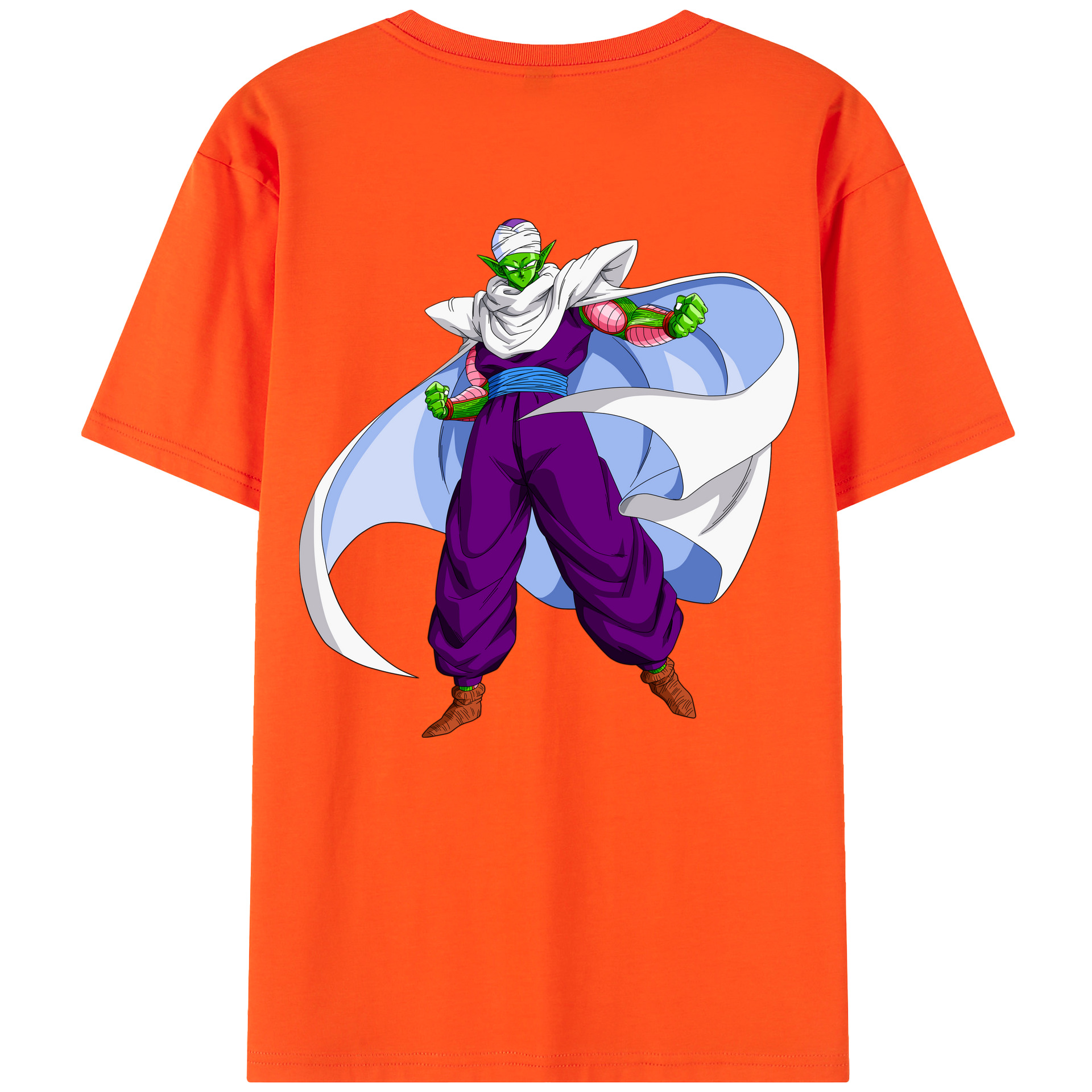 （画像用） ドラゴンボール ピッコロ DRAGON BALL Piccolo 綿100％半袖Tシャツ（背面プリント）