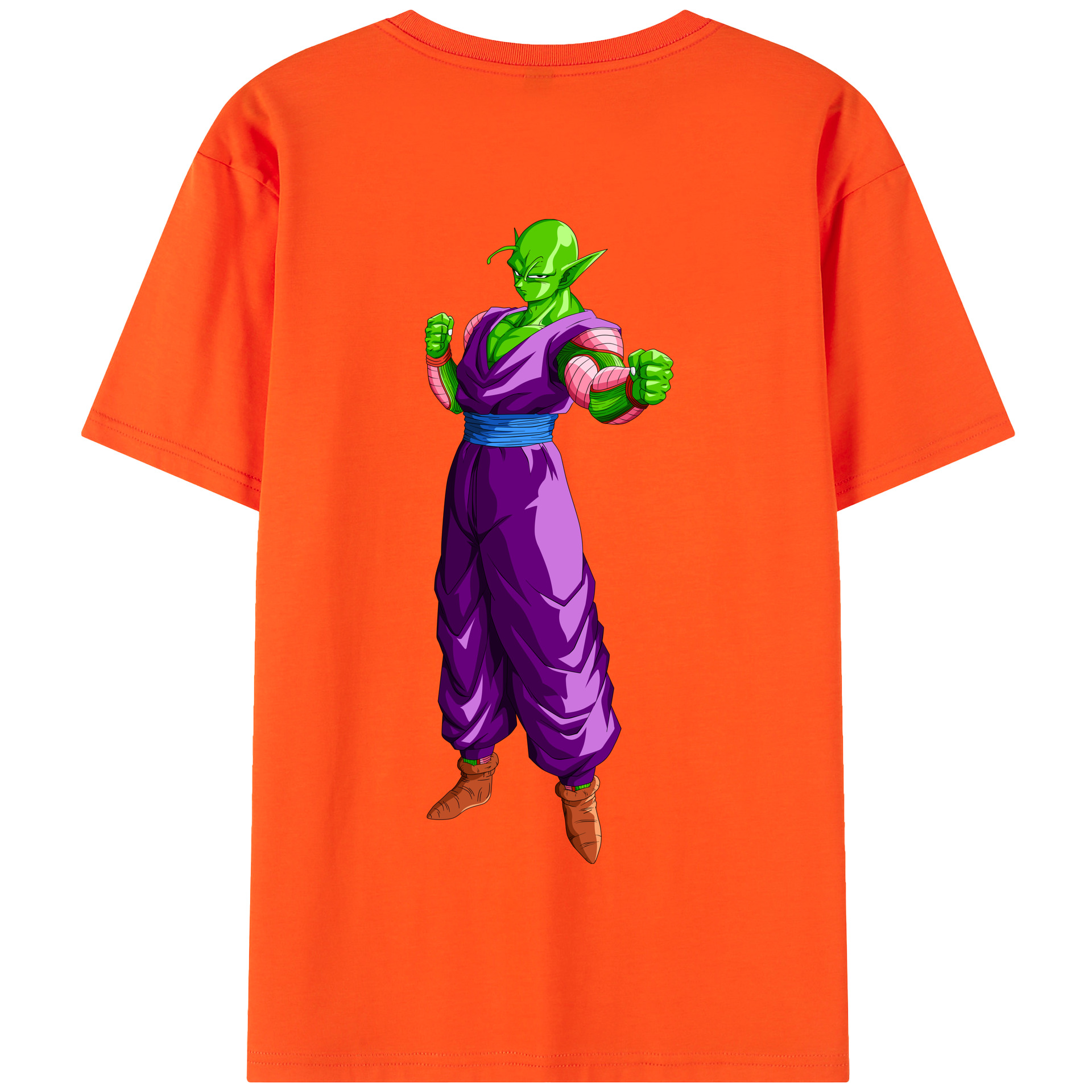 （画像用） ドラゴンボール ピッコロ DRAGON BALL Piccolo 綿100％半袖Tシャツ（背面プリント）