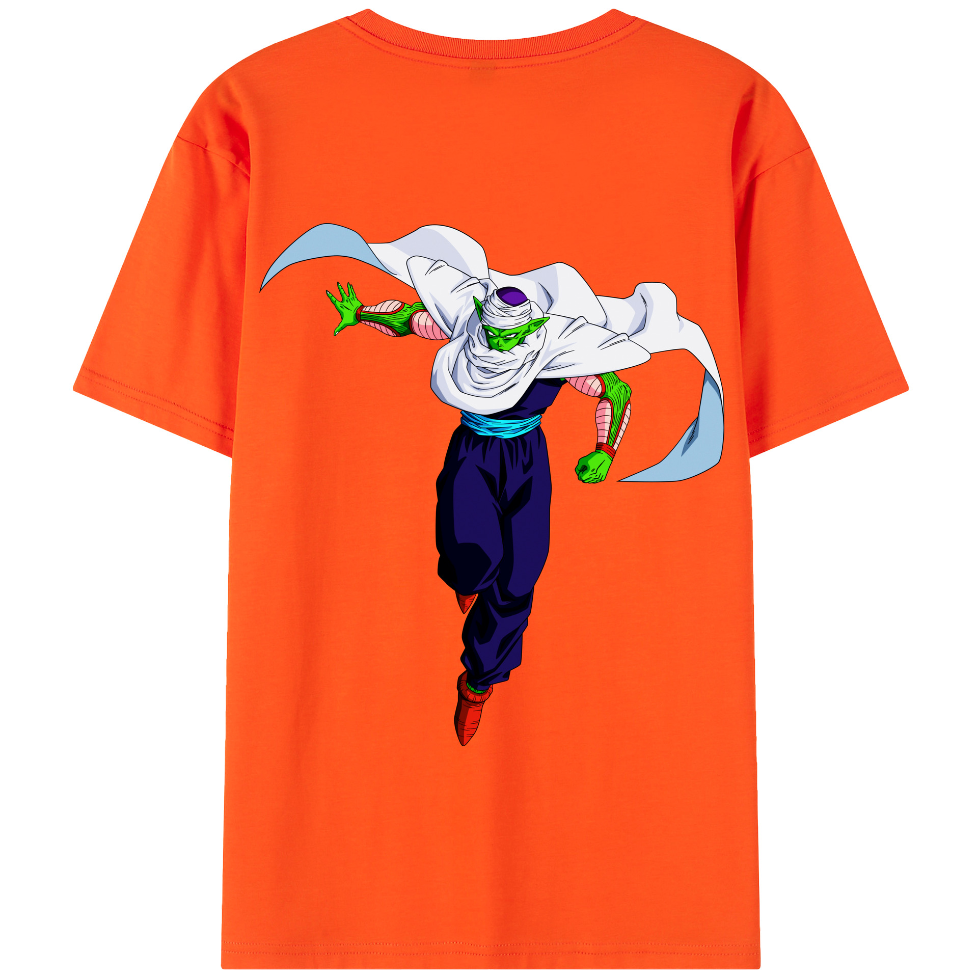 （画像用） ドラゴンボール ピッコロ DRAGON BALL Piccolo 綿100％半袖Tシャツ（背面プリント）