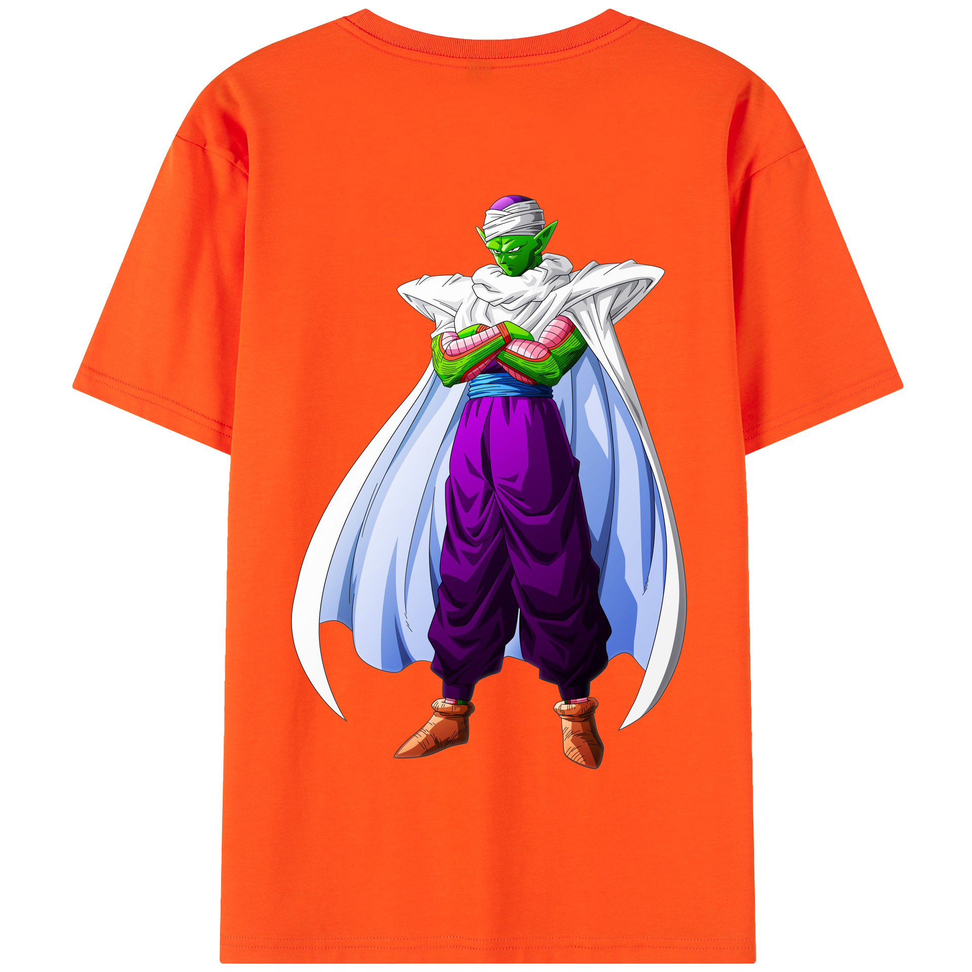 （画像用） ドラゴンボール ピッコロ DRAGON BALL Piccolo 綿100％半袖Tシャツ（背面プリント）