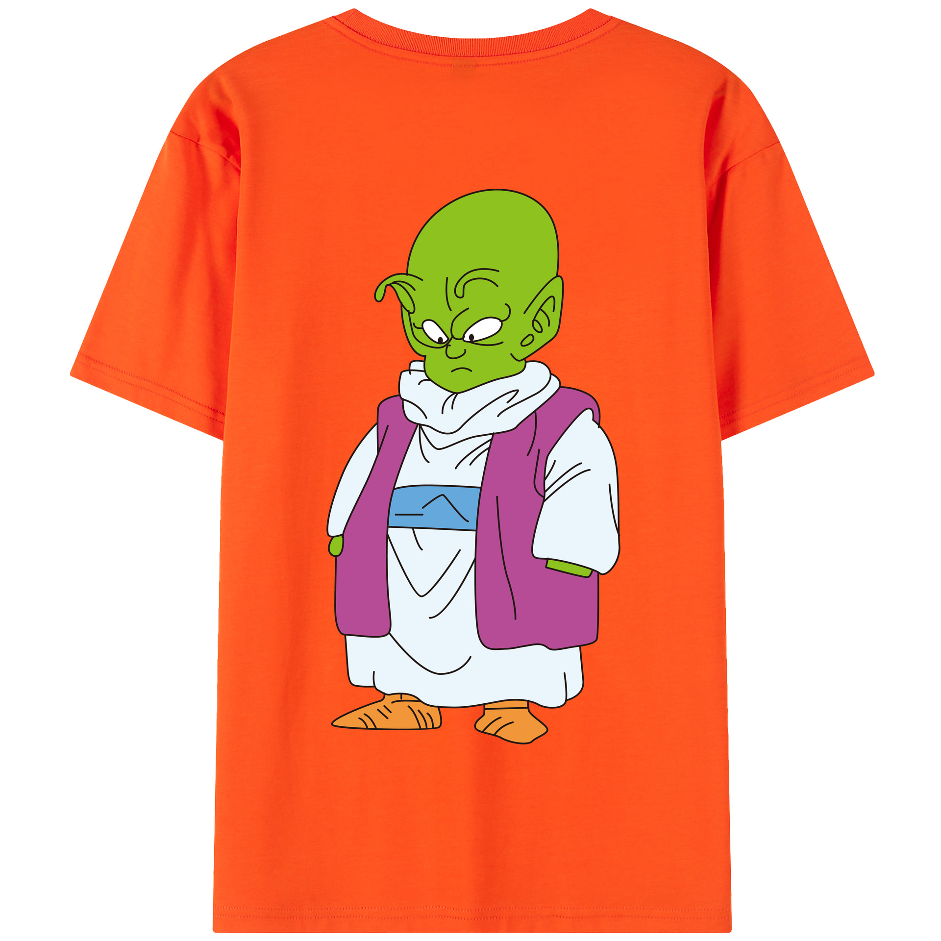 （画像用） ドラゴンボール ピッコロ DRAGON BALL Piccolo 綿100％半袖Tシャツ（背面プリント）