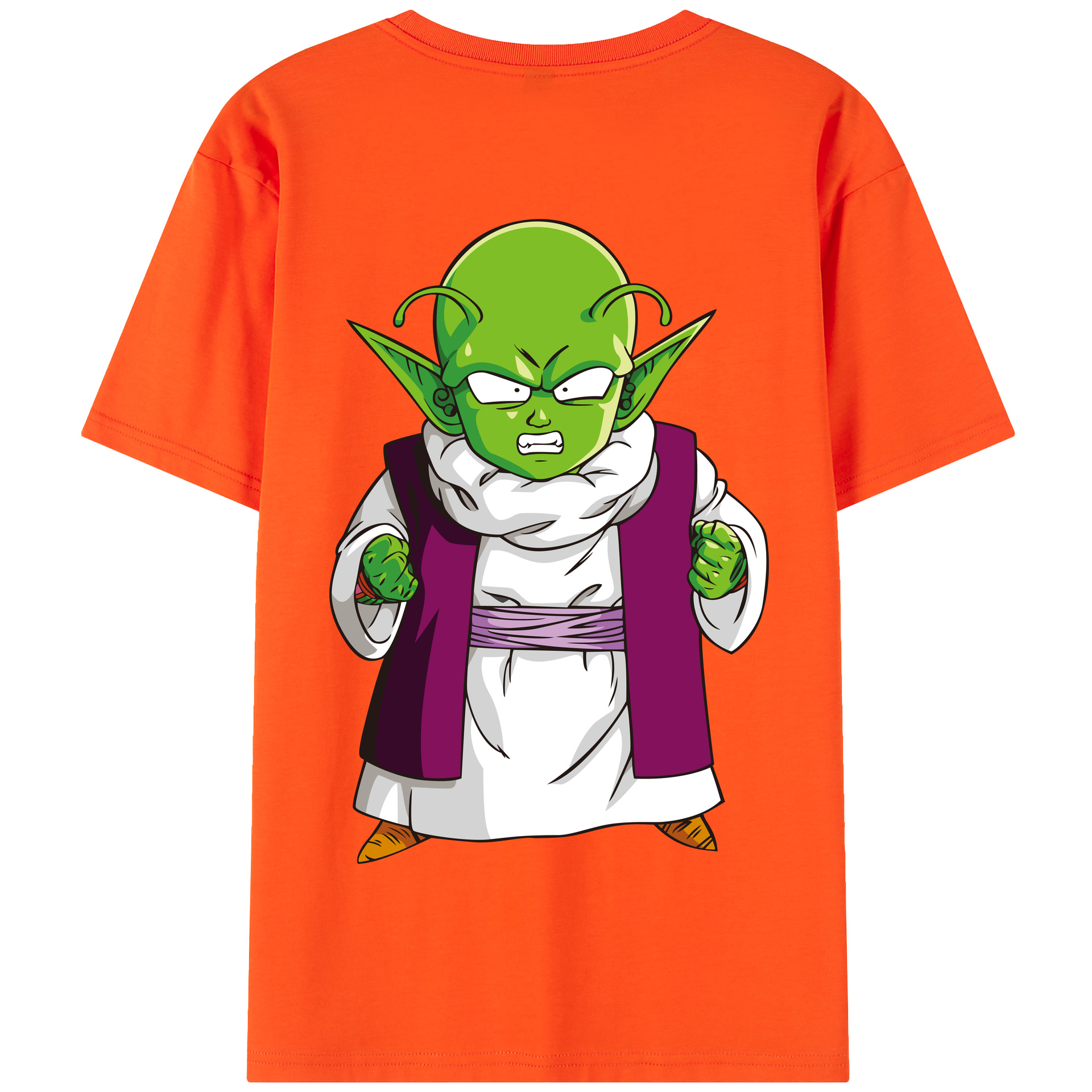 （画像用） ドラゴンボール ピッコロ DRAGON BALL Piccolo 綿100％半袖Tシャツ（背面プリント）