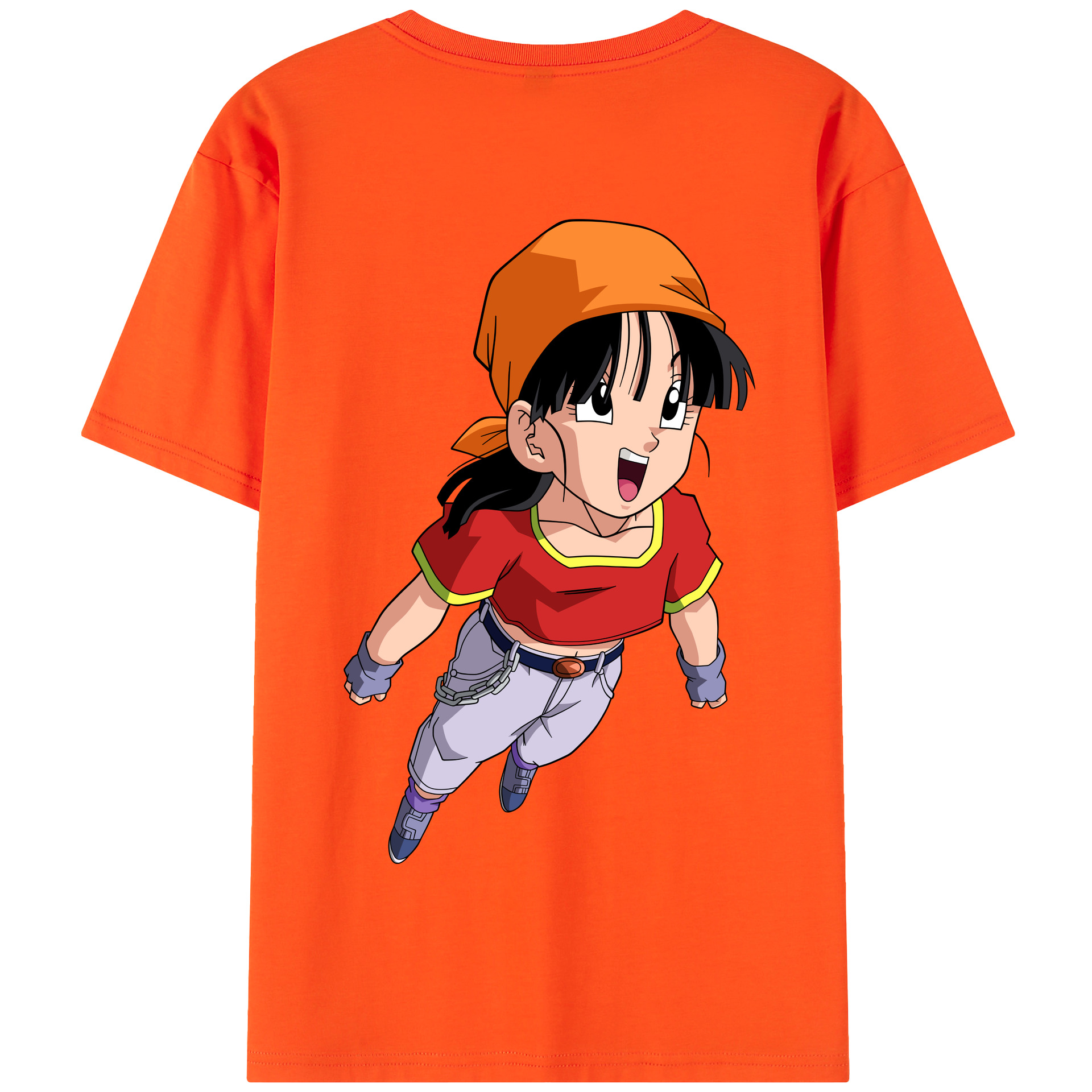 （画像用） ドラゴンボール パン DRAGON BALL Pan 綿100％半袖Tシャツ（背面プリント）