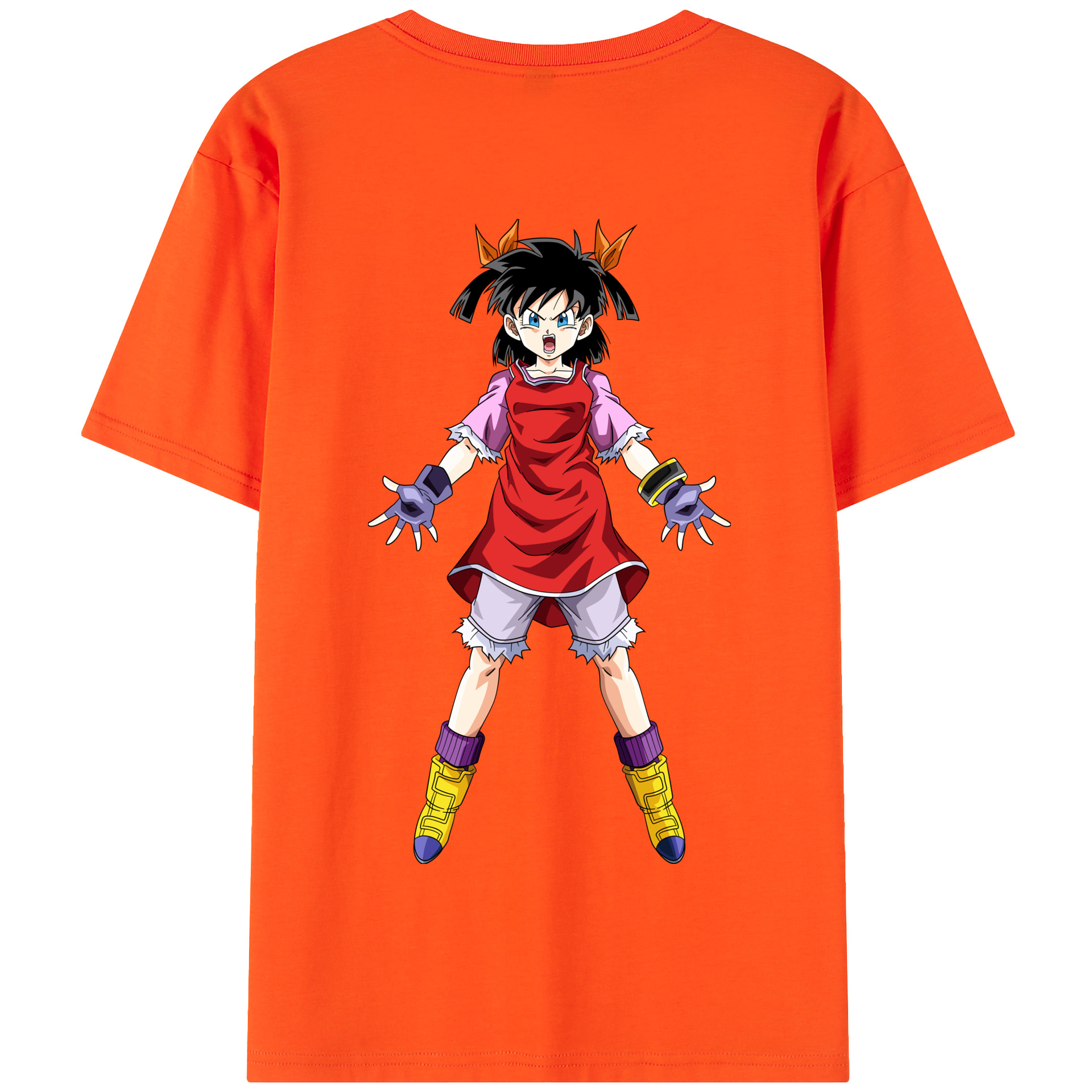 （画像用） ドラゴンボール パン DRAGON BALL Pan 綿100％半袖Tシャツ（背面プリント）