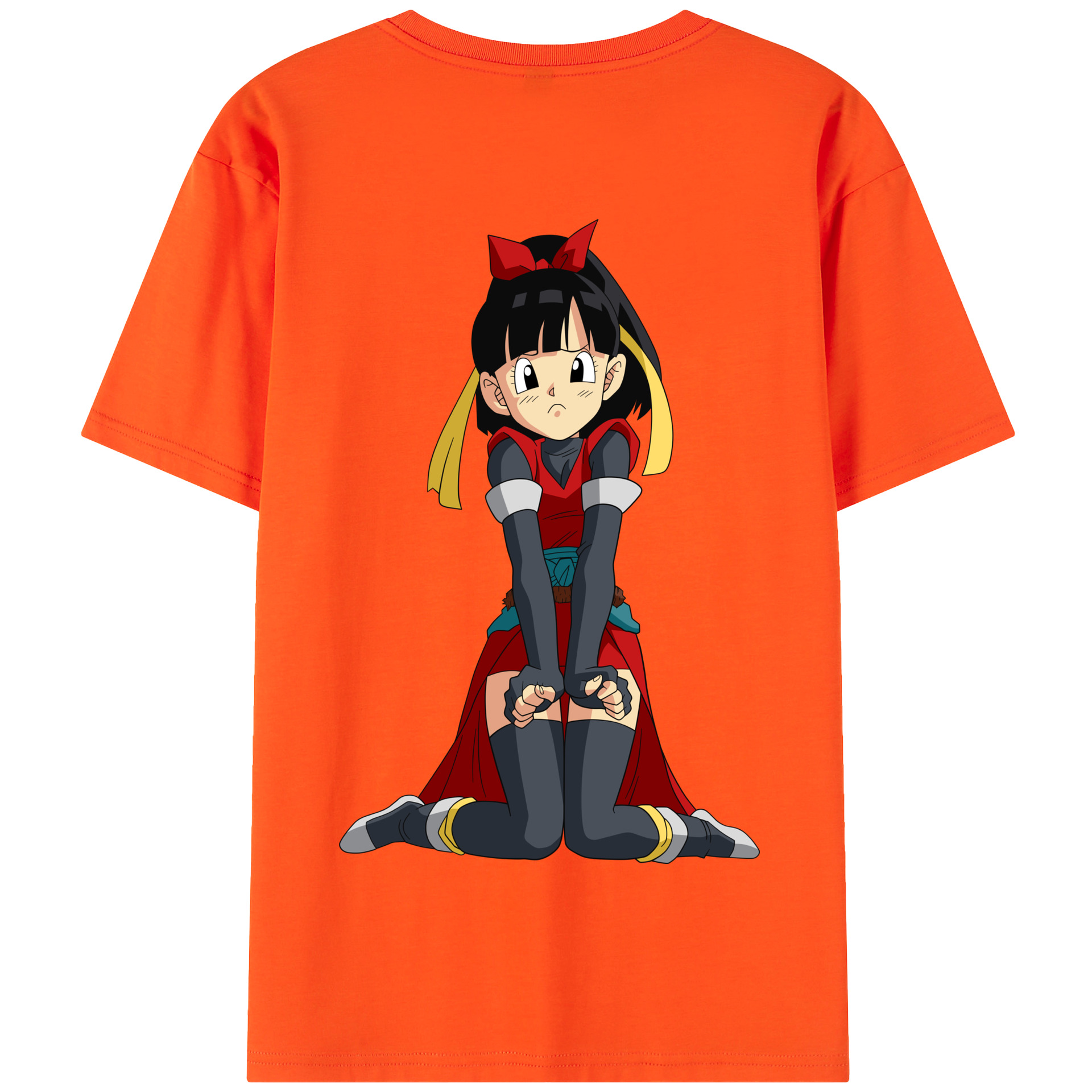 （画像用） ドラゴンボール パン DRAGON BALL Pan 綿100％半袖Tシャツ（背面プリント）