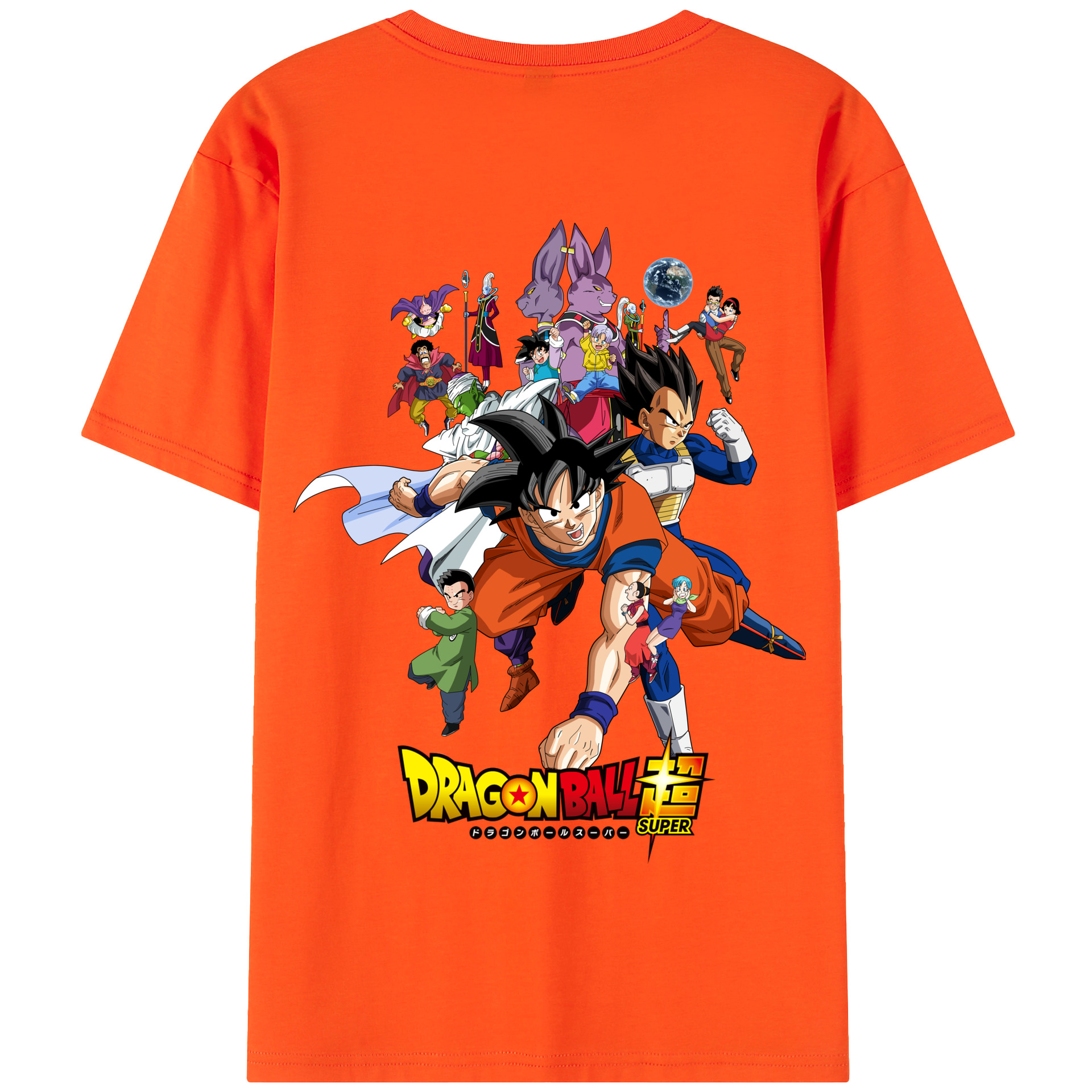 （画像用） ドラゴンボール DRAGON BALL 綿100％半袖Tシャツ（背面プリント）