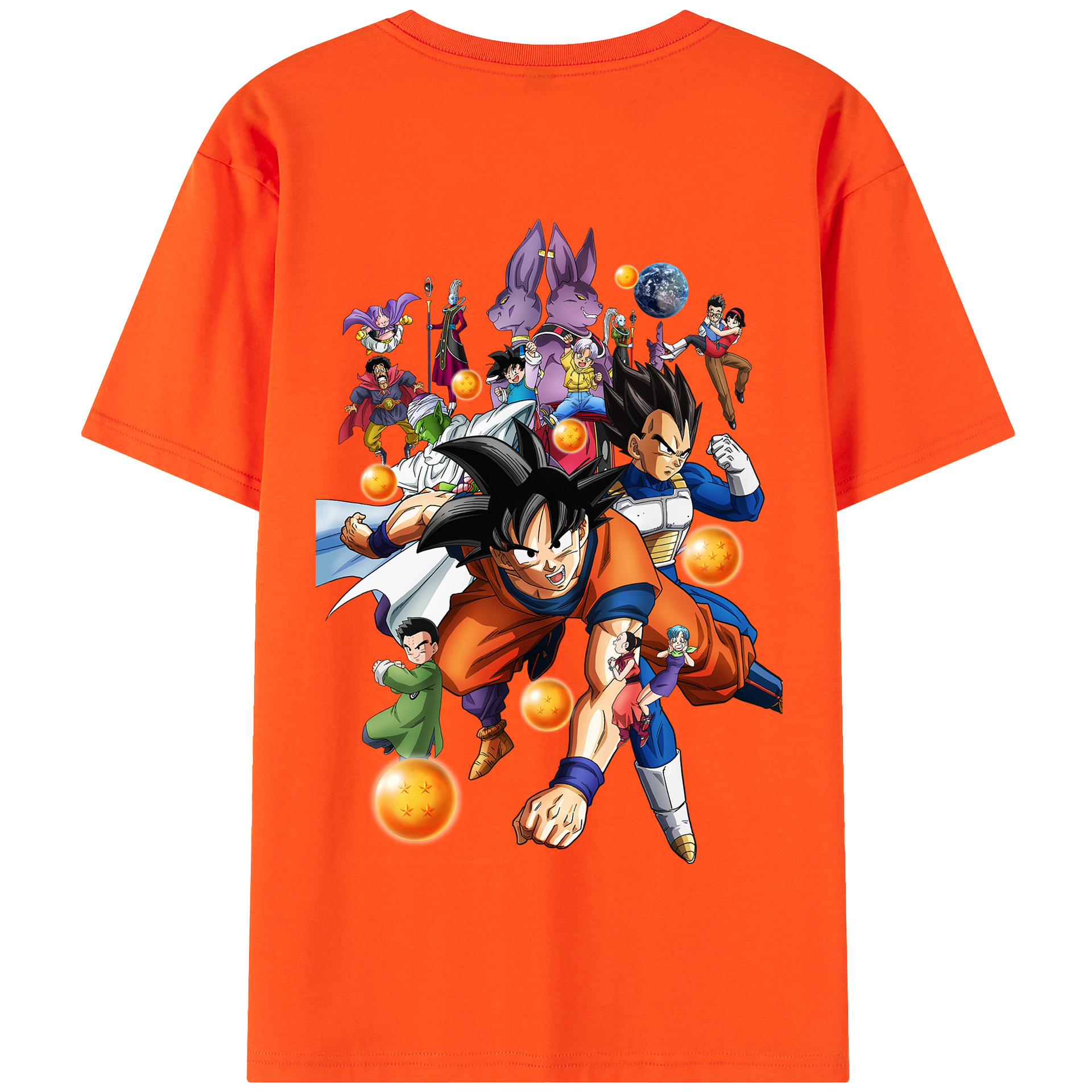 （画像用） ドラゴンボール DRAGON BALL 綿100％半袖Tシャツ（背面プリント）