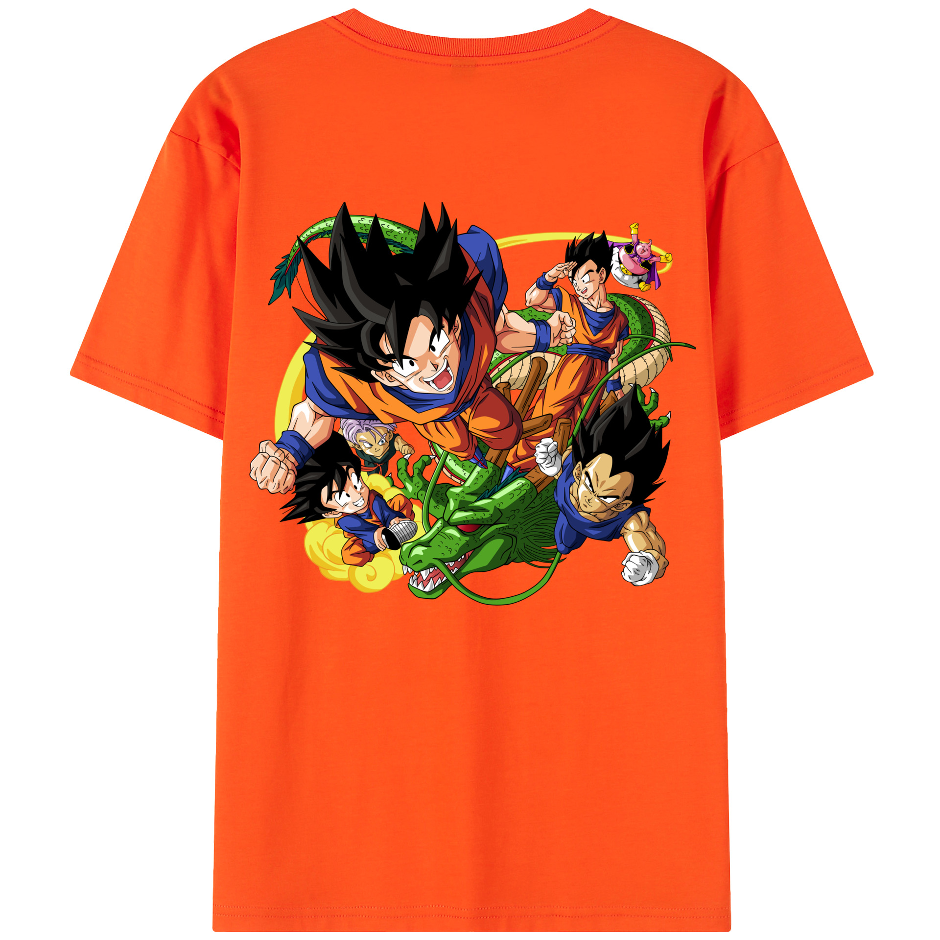 （画像用） ドラゴンボール DRAGON BALL 綿100％半袖Tシャツ（背面プリント）