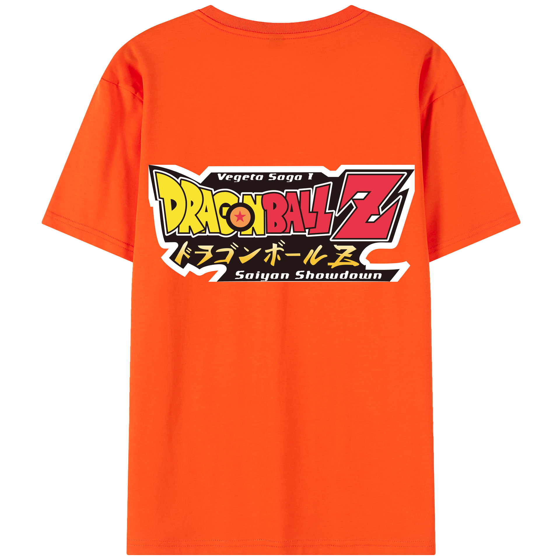 （画像用） ドラゴンボール DRAGON BALL 綿100％半袖Tシャツ（背面プリント）